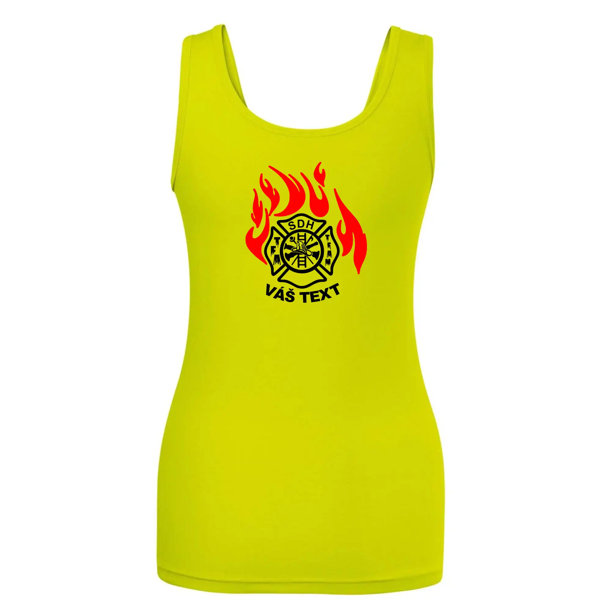 TFA Sport SDH (červený oheň) - Vlastní nápis