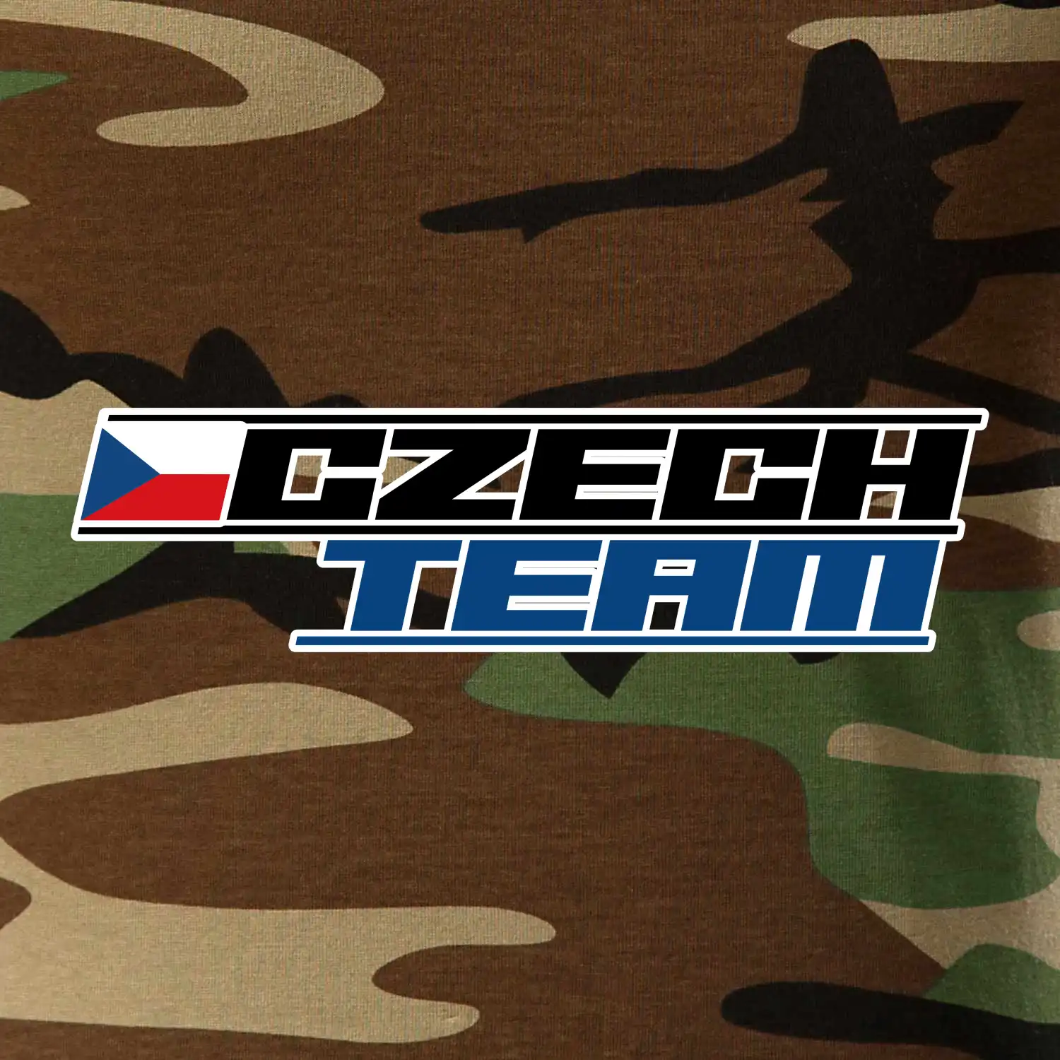 Czech team s vlajkou - Mistrovství světa v ledním hokeji 2026