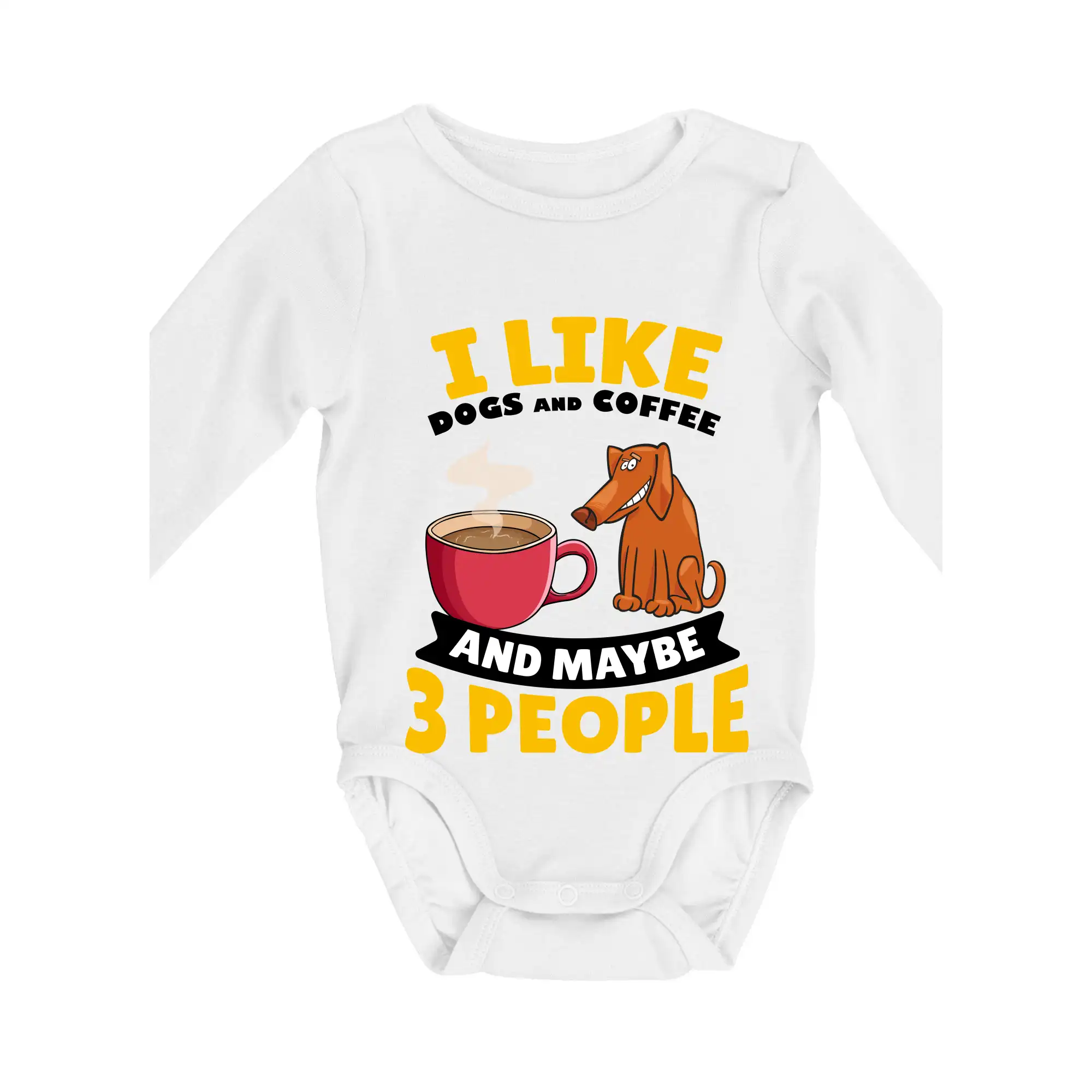 I like dogs and coffee and maybe 3 people