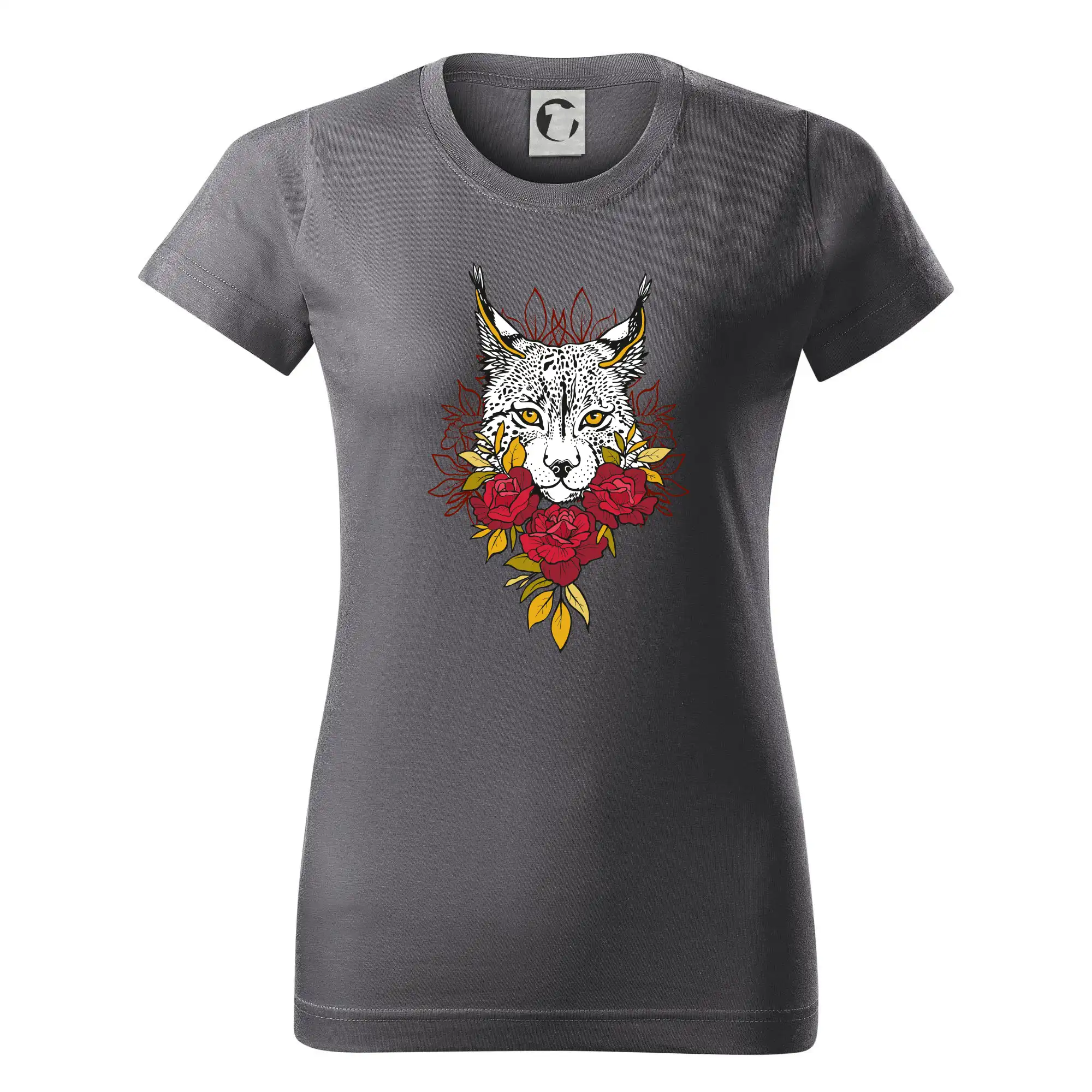 Rys s červenými růžemi  (Pecka design)