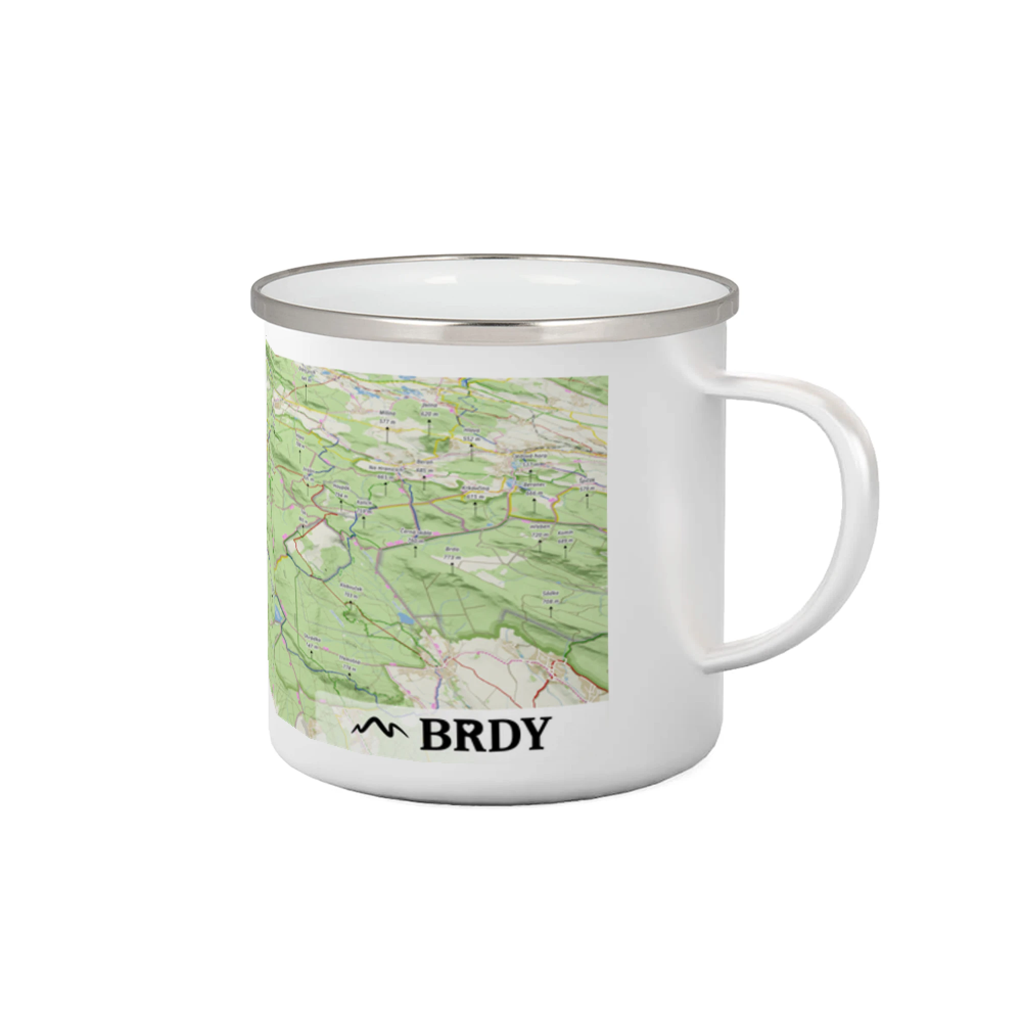 Hrnek - Brdy mapa