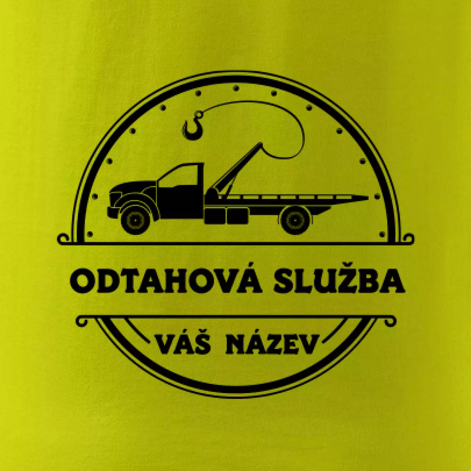 Odtahová služba - kulatý obrázek