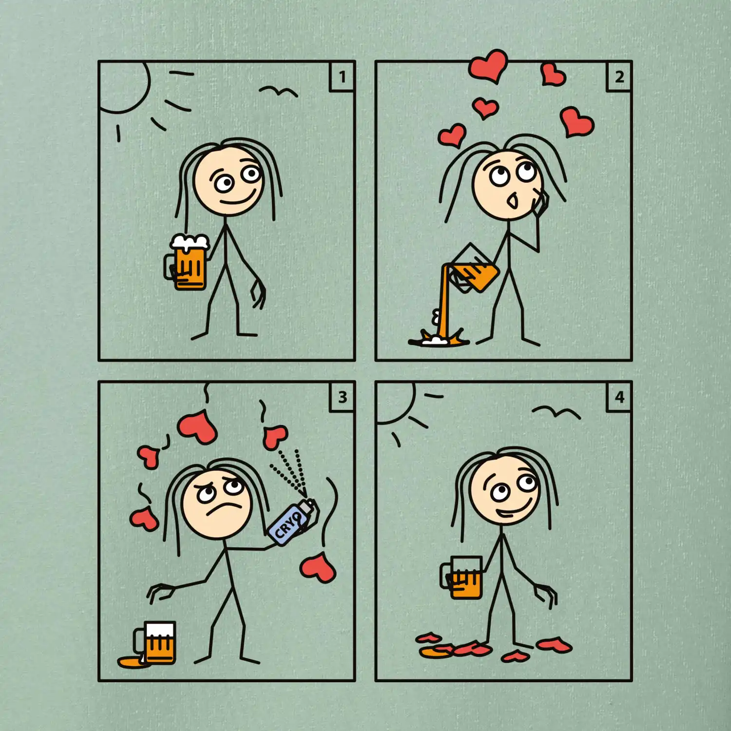 Láska já a pivo (Hana-creative)