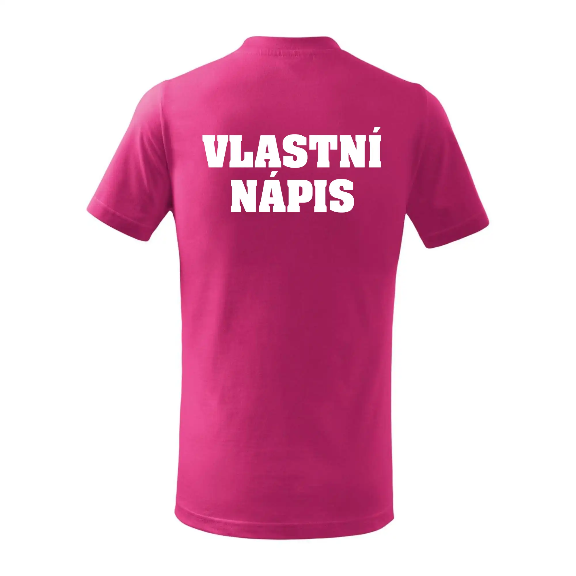 Hvězda života - vlastní nápis vpředu a vzadu