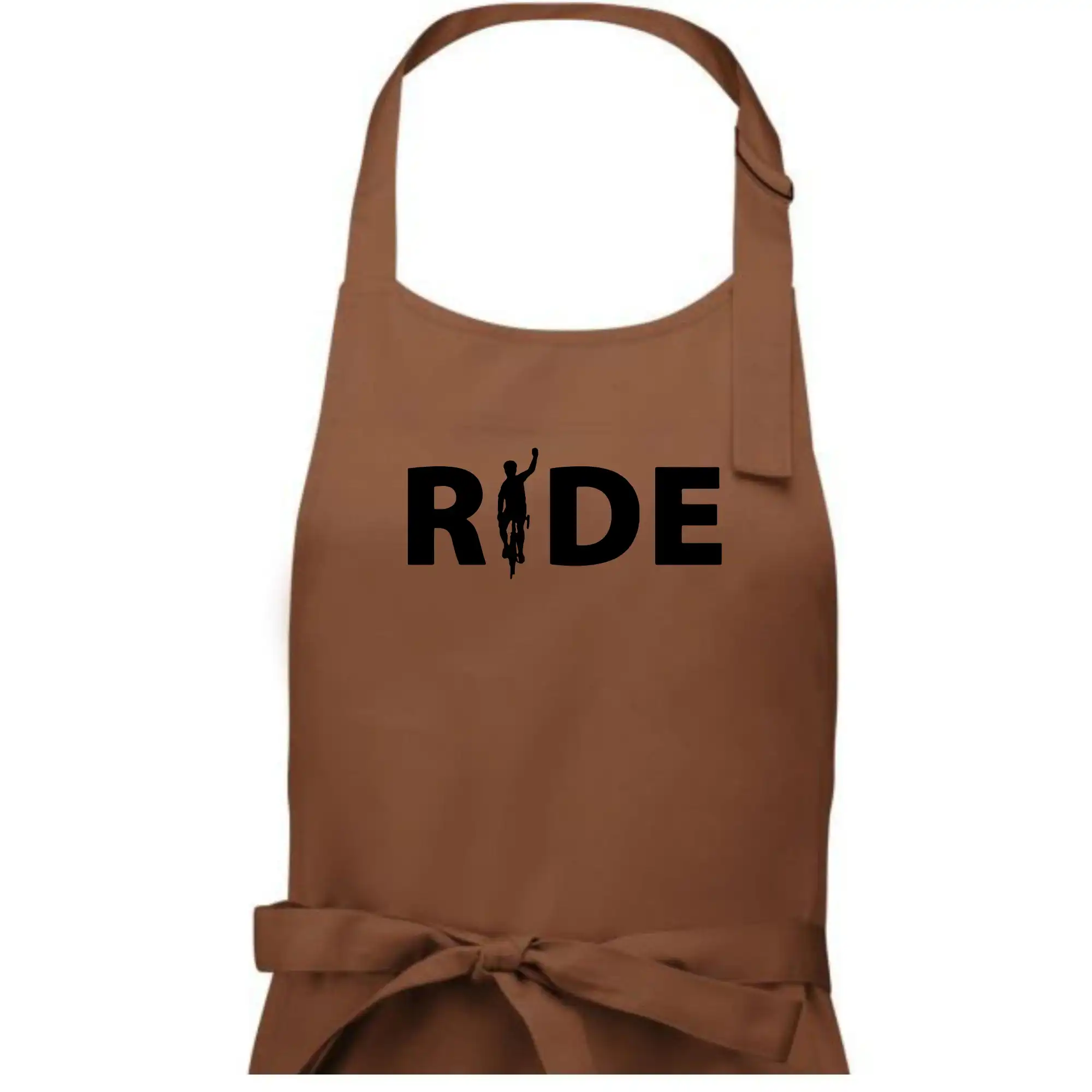 Ride - nápis s cyklistou