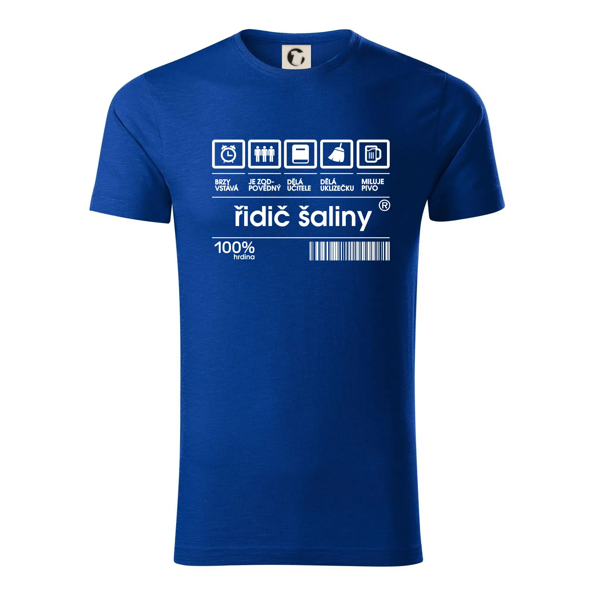 Čárový kód - řidič šaliny