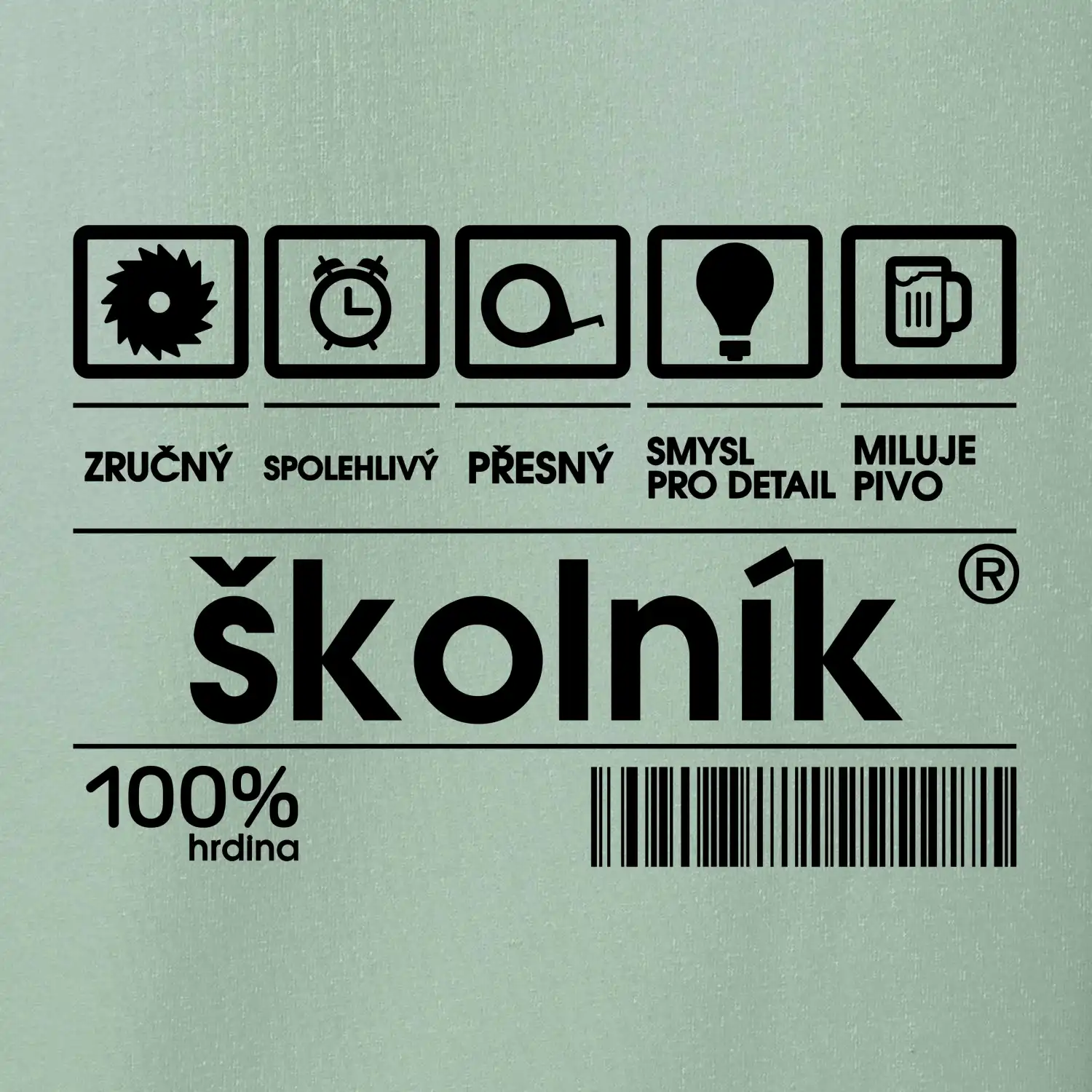 Čárový kód - Školník