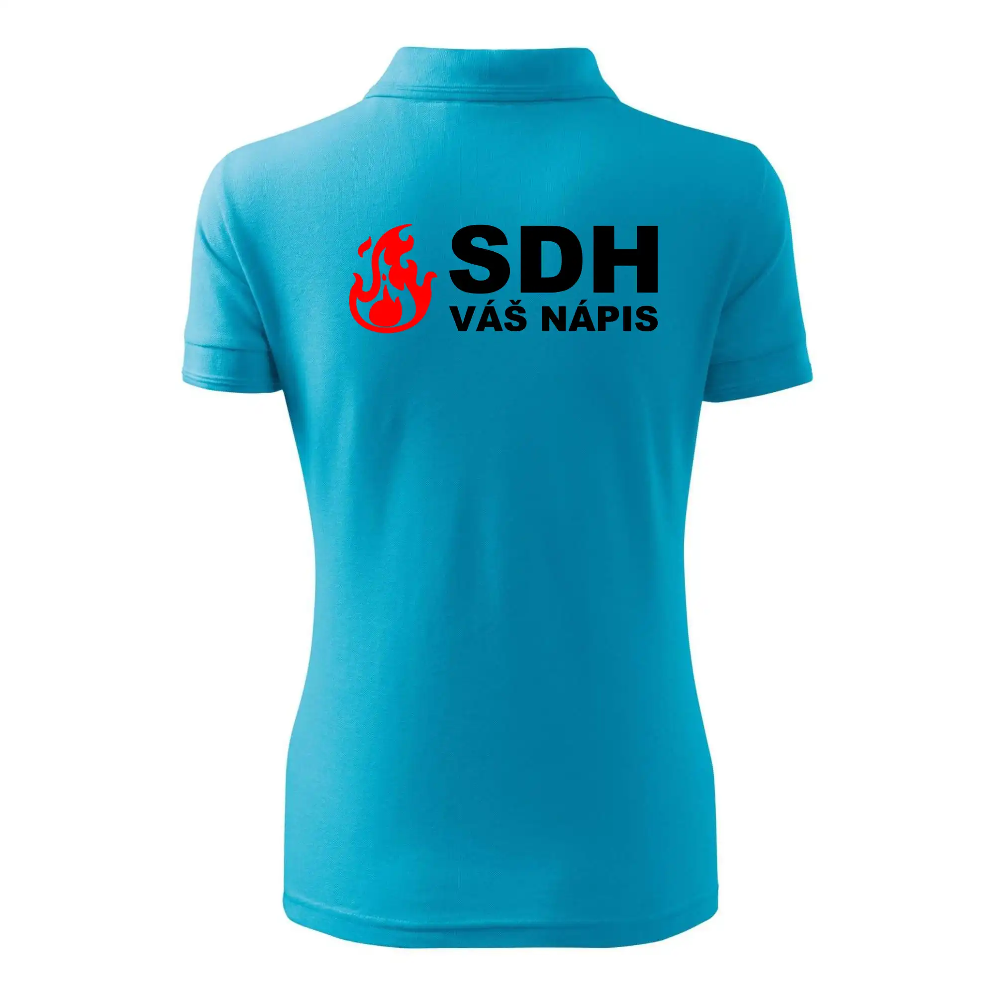 SDH nápis (oheň, název sboru - vlastní nápis)