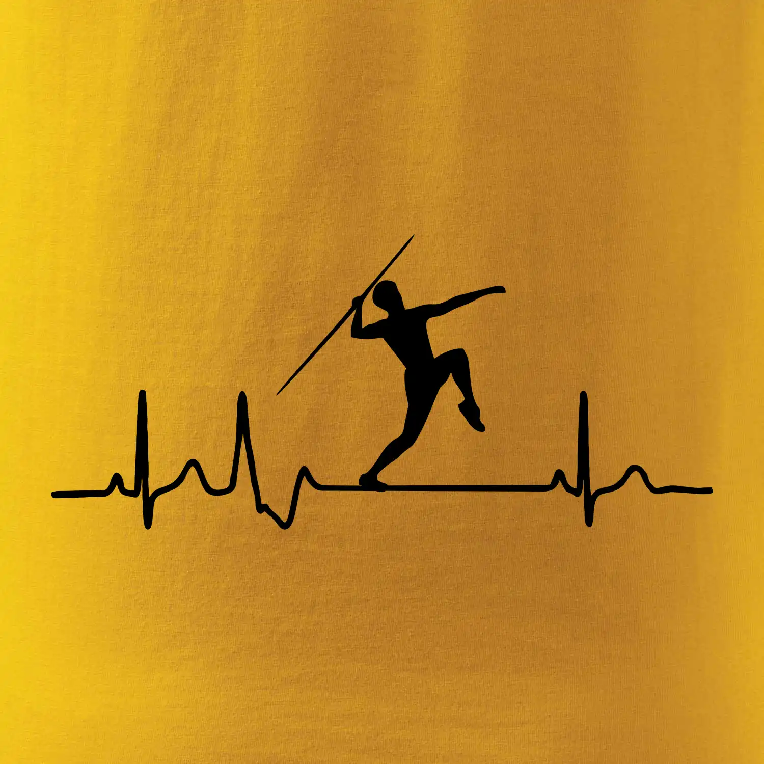 EKG hod oštěpem muž