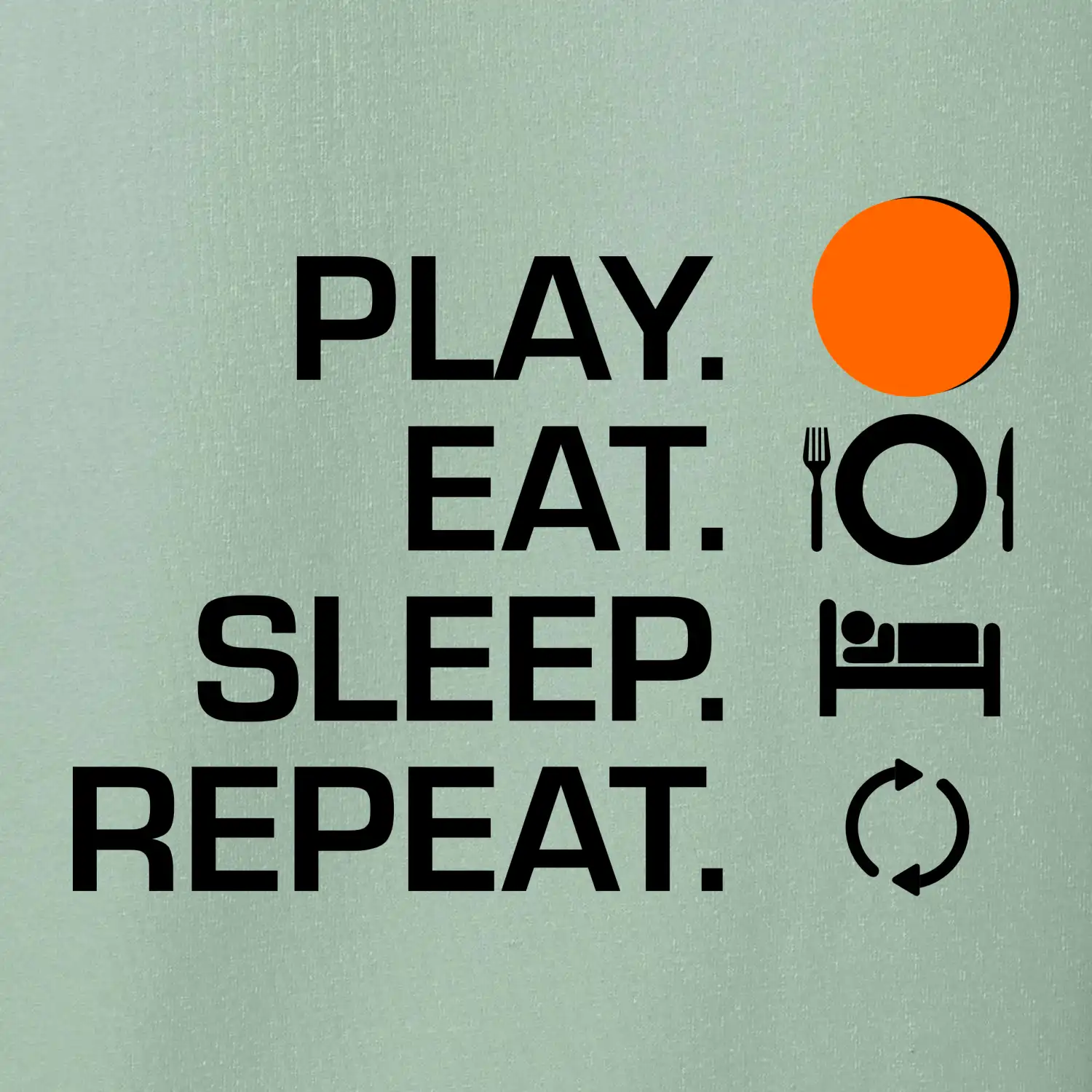 Hokejbal - Play eat sleep repeat
