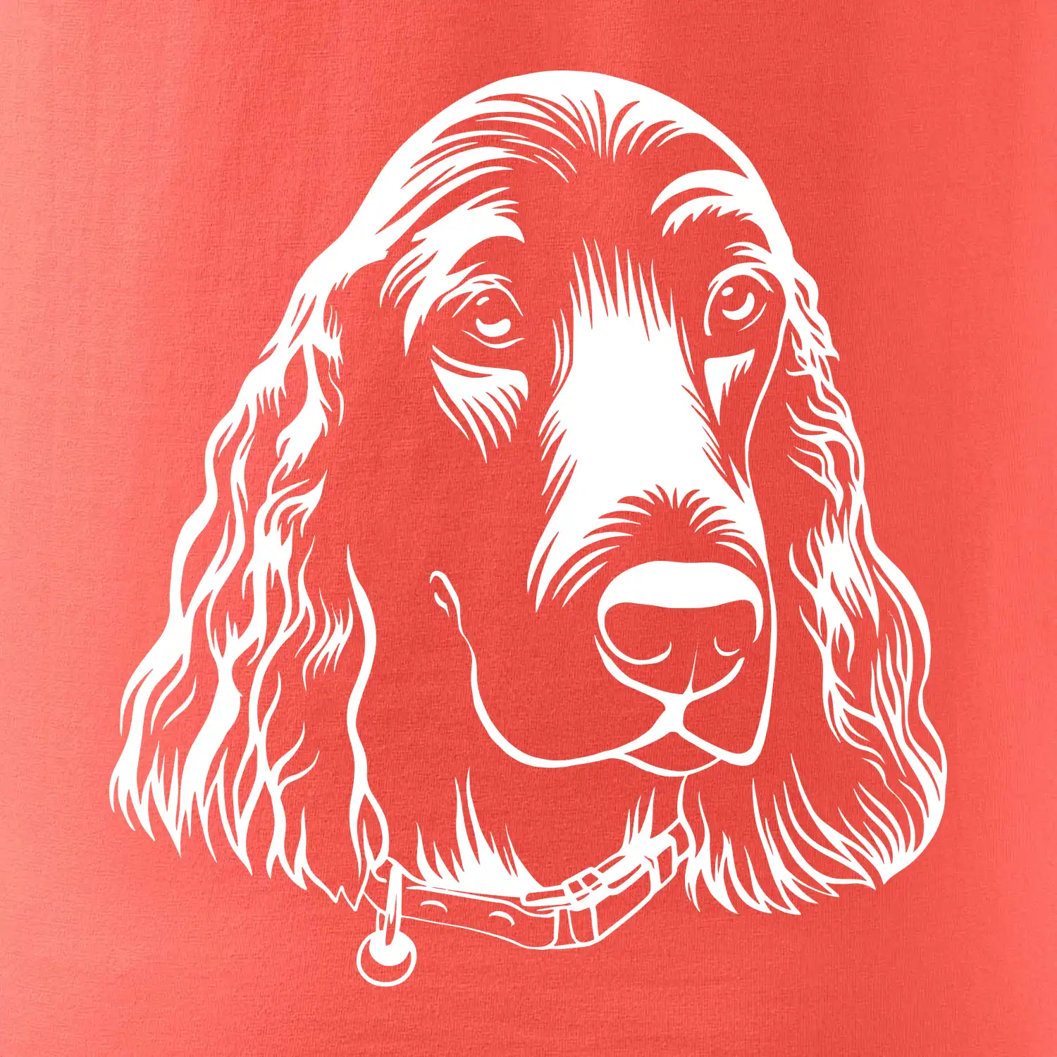 Kokršpaněl - hlava kreslená