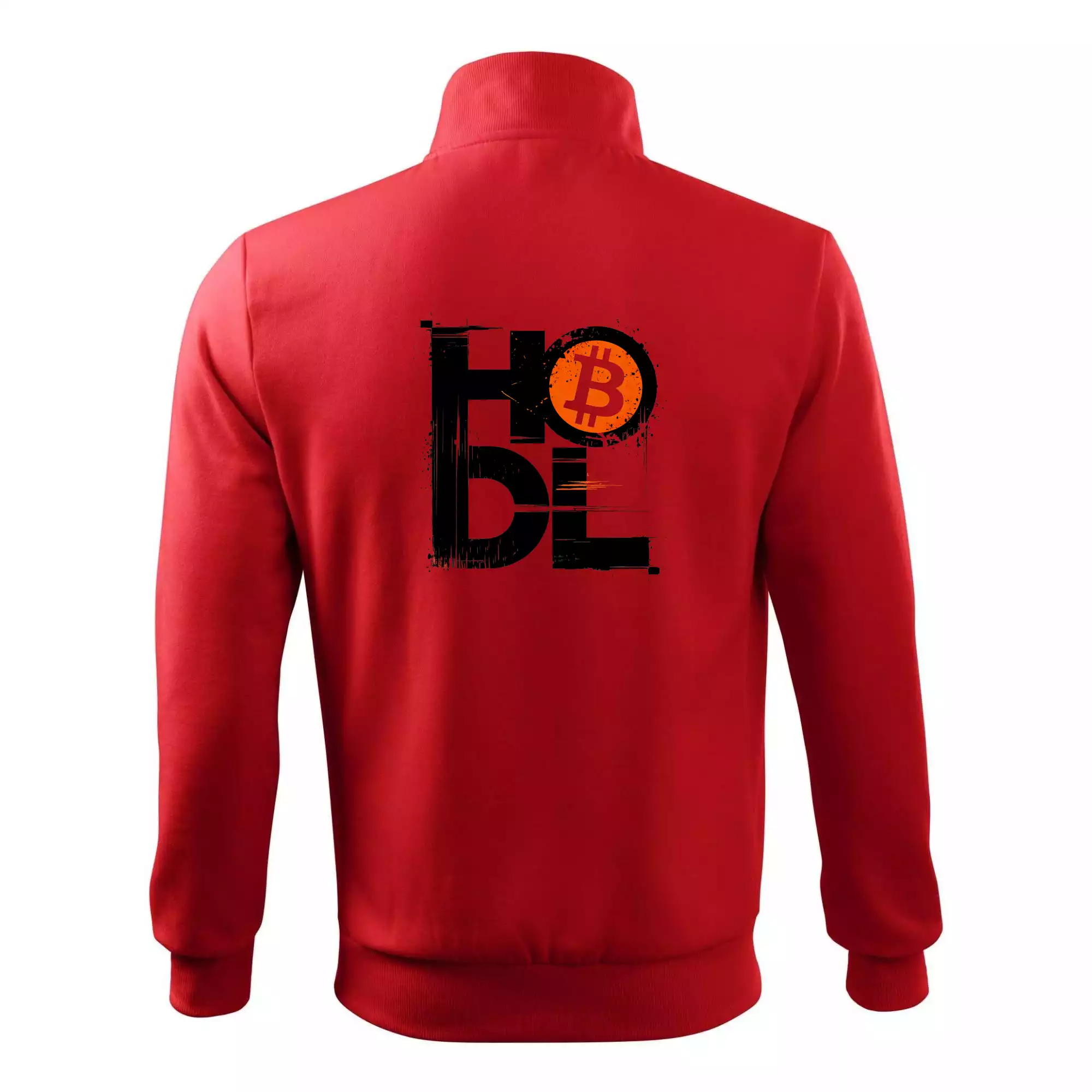 Hodl velký nápis a logo BTC