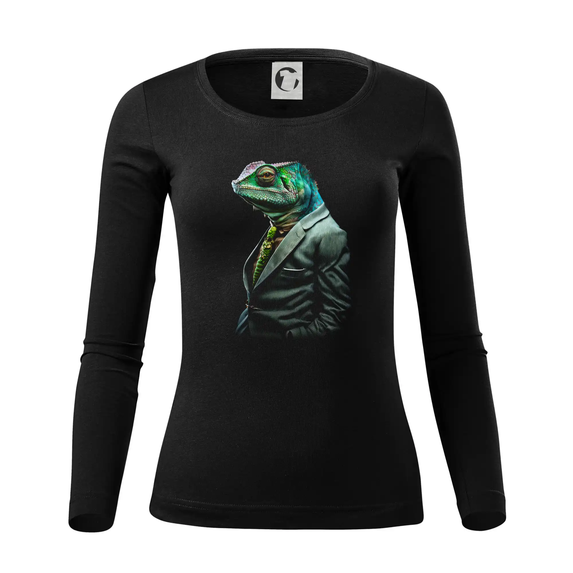 Chameleon v obleku