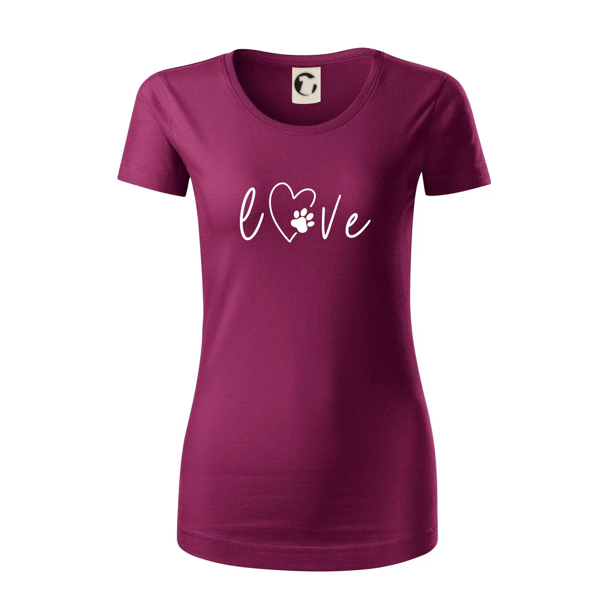 Love nápis zvíře