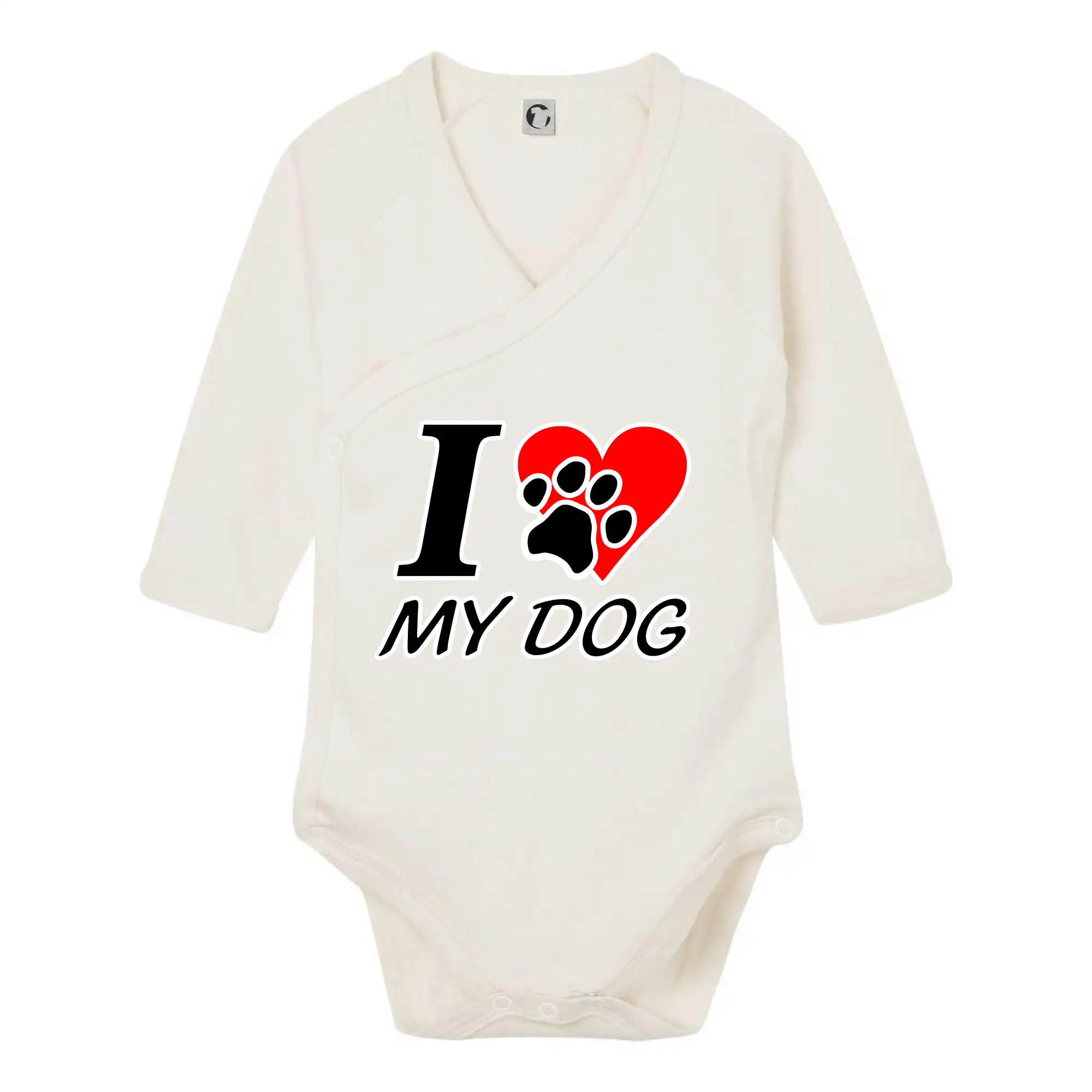 I love my dog - nápis