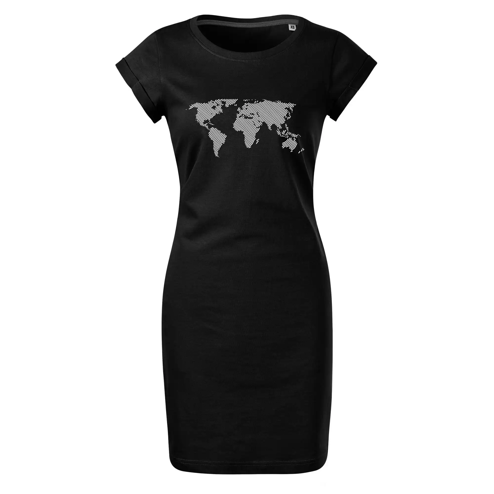 Mapa světa otisk