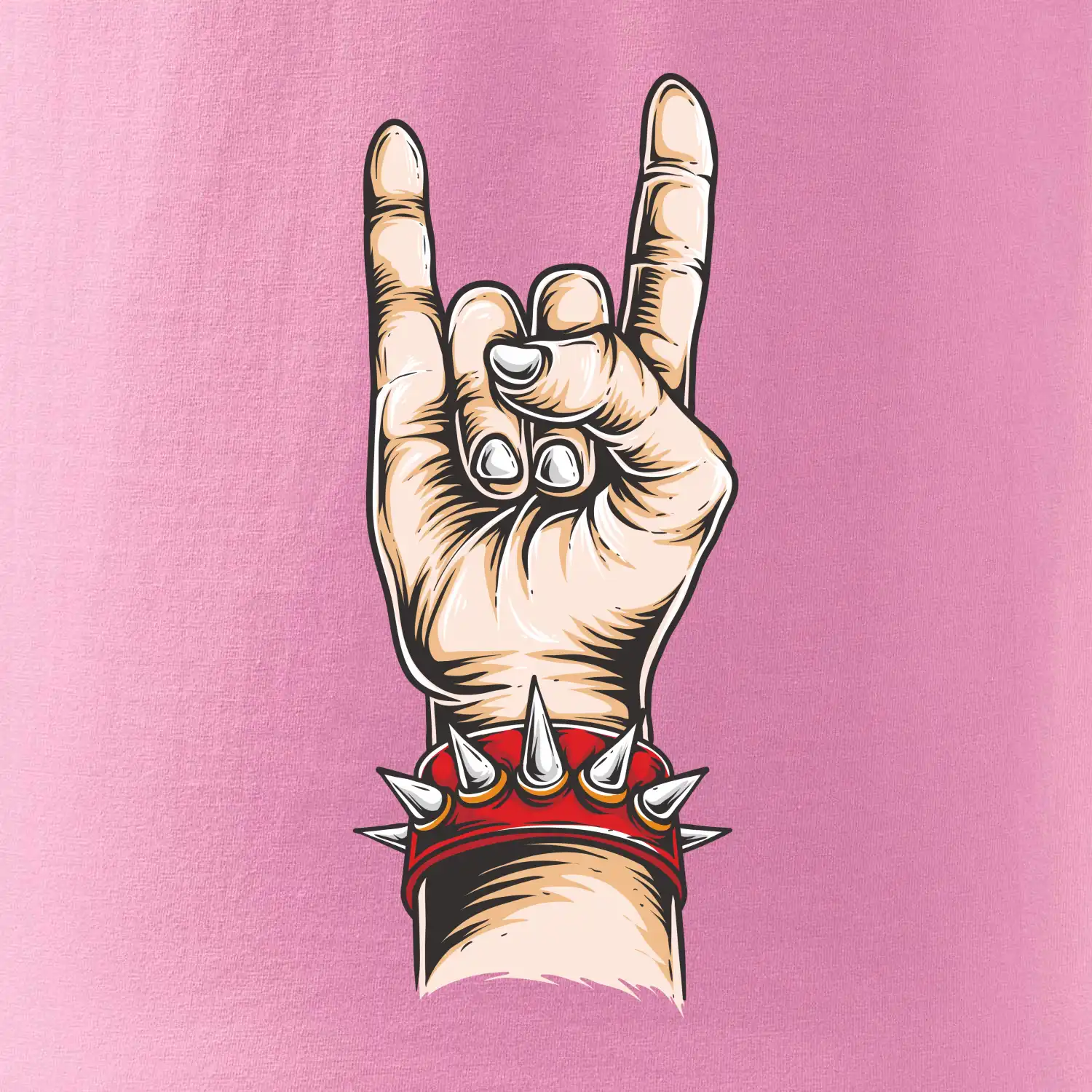 Rocková ruka s náramkem