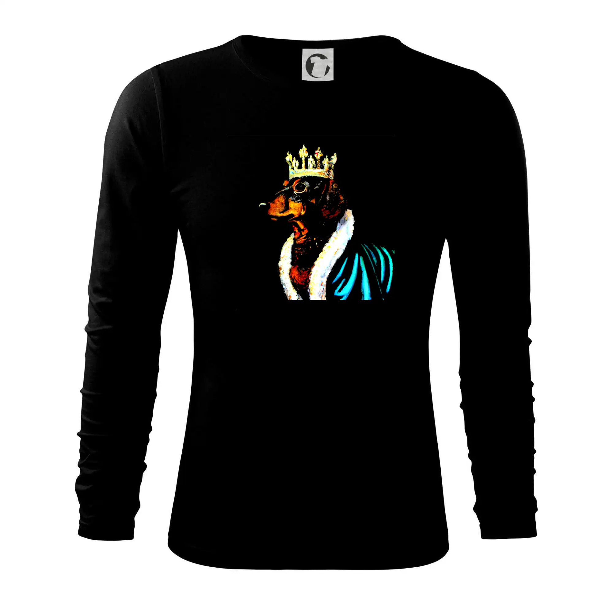 Jezevčík král - olejová malba