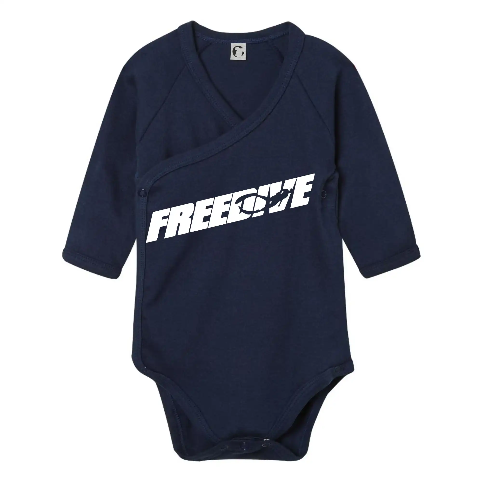 Freedive - nápis s potápěčem