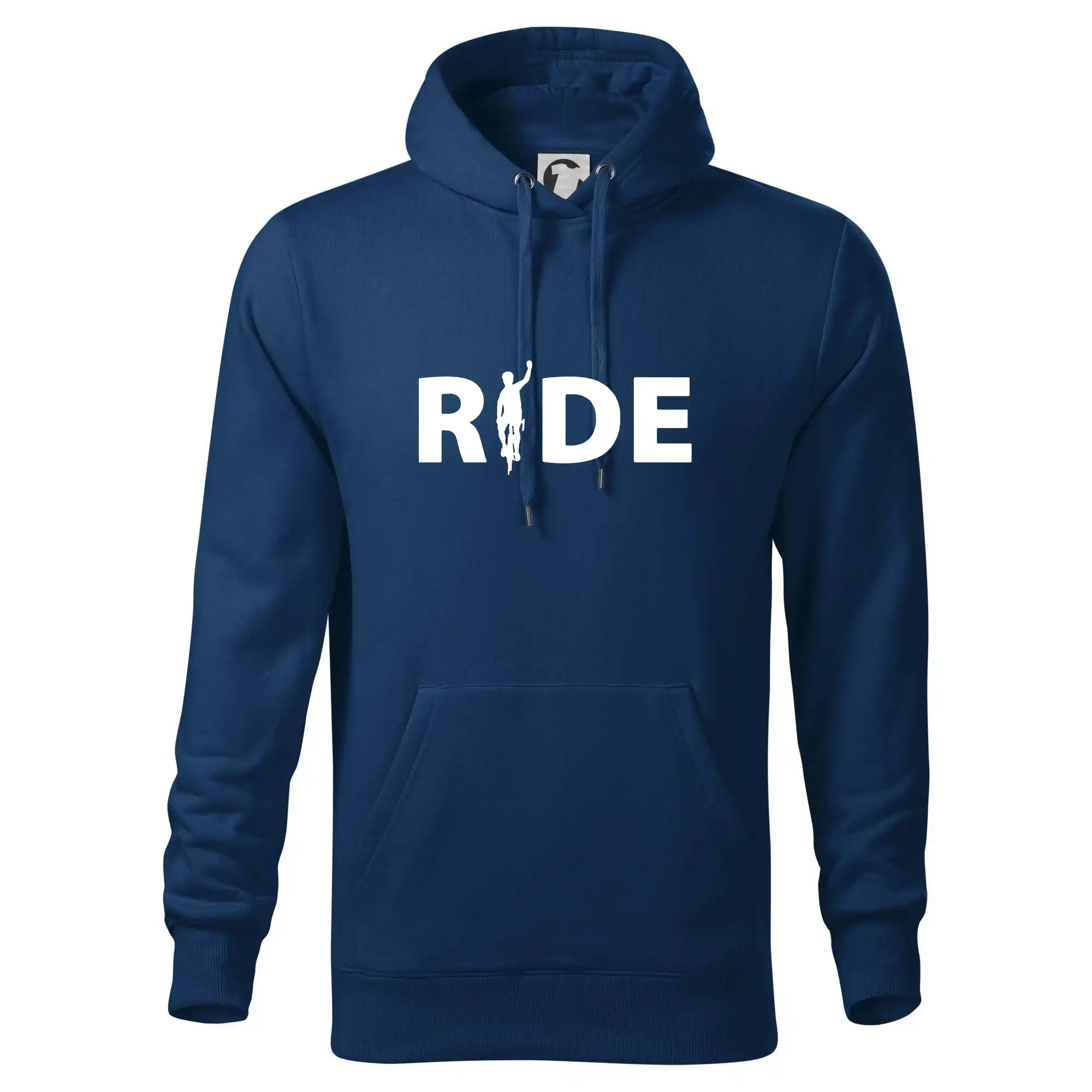 Ride - nápis s cyklistou