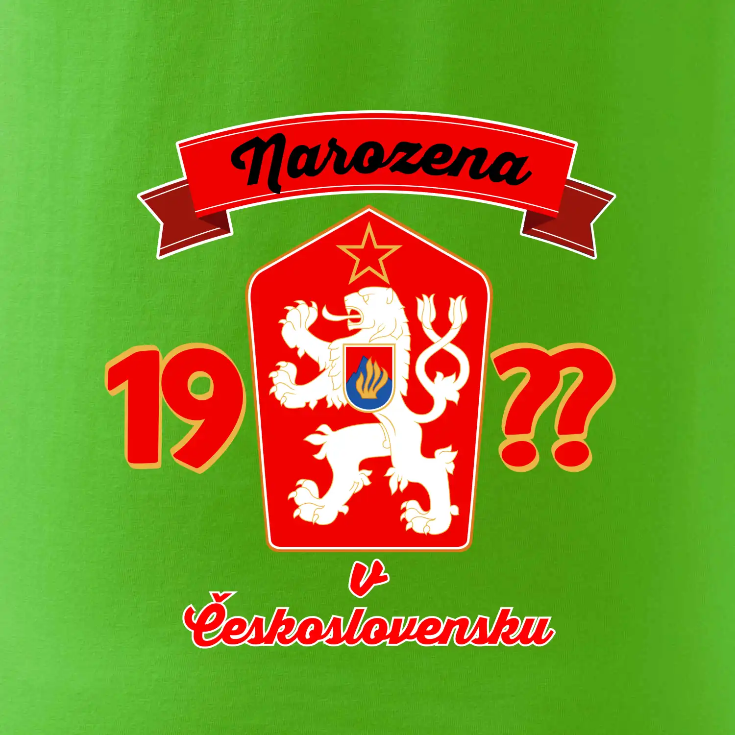 Narozen v Československu - barevné - vlastní ročník