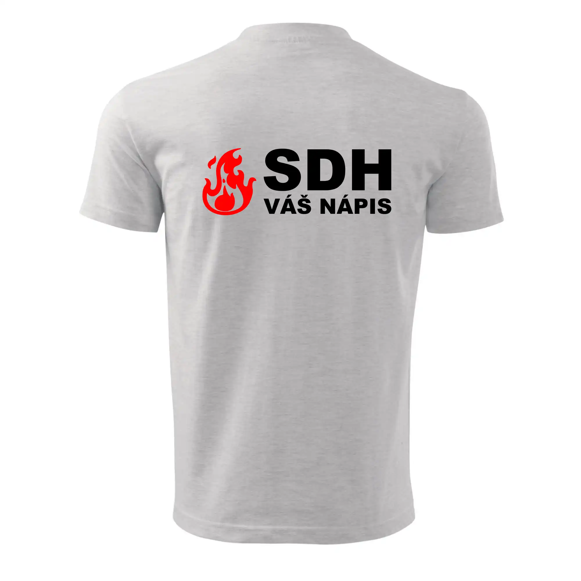 SDH nápis (oheň, název sboru - vlastní nápis)