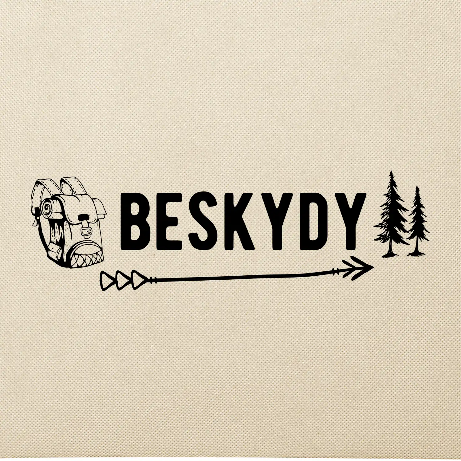 Beskydy nápis