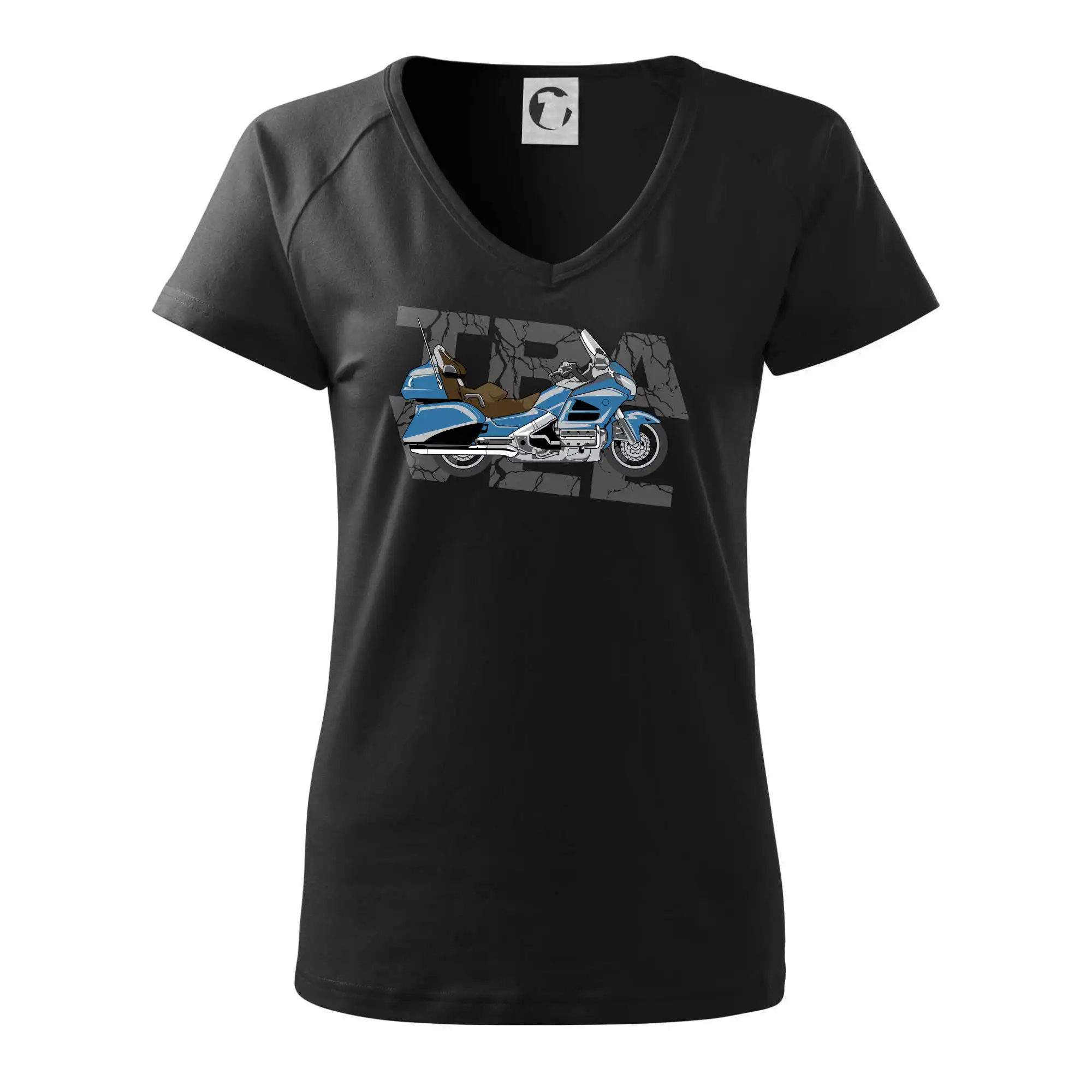 Cestovní motorka Amerika modrá