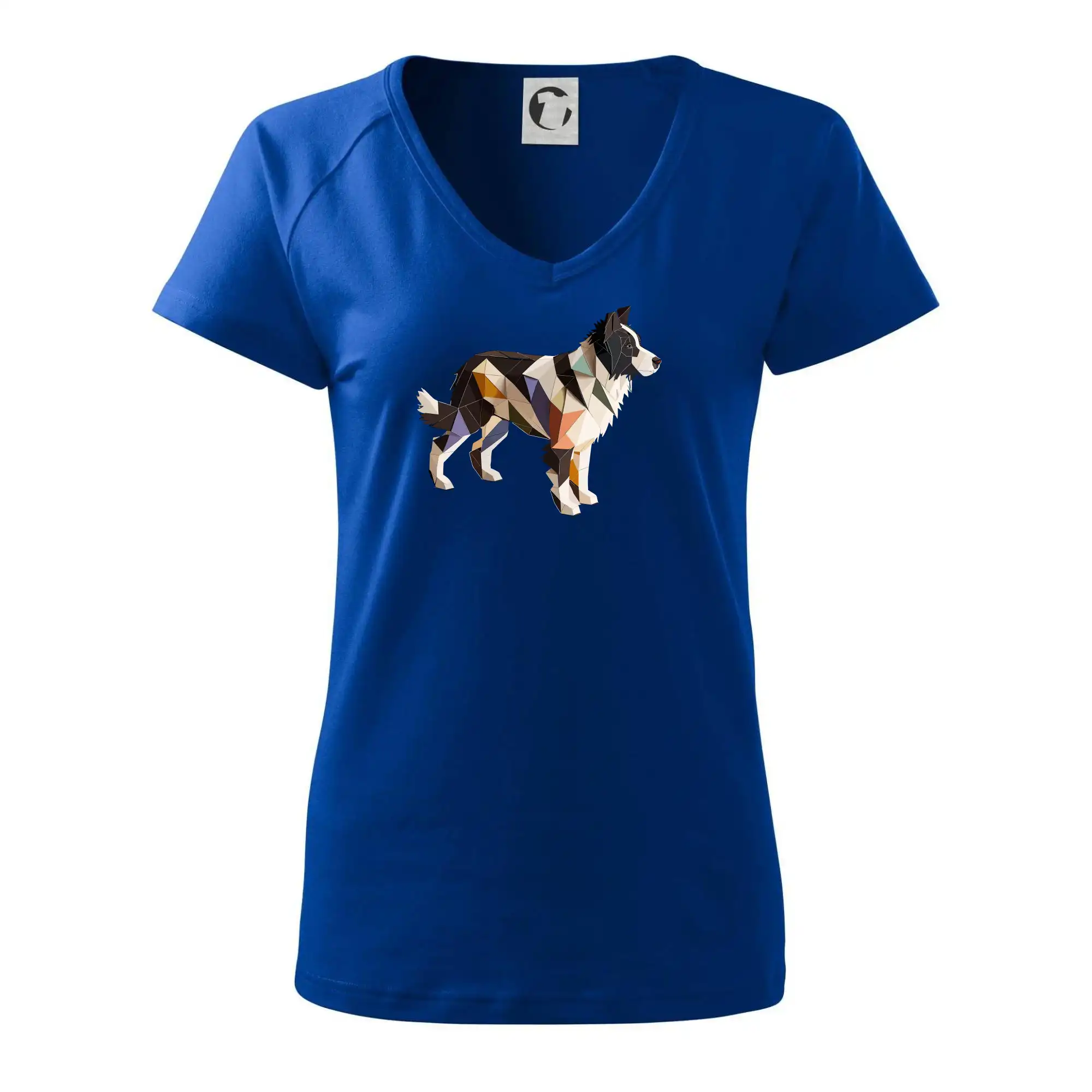 Border colie slepená z papíru