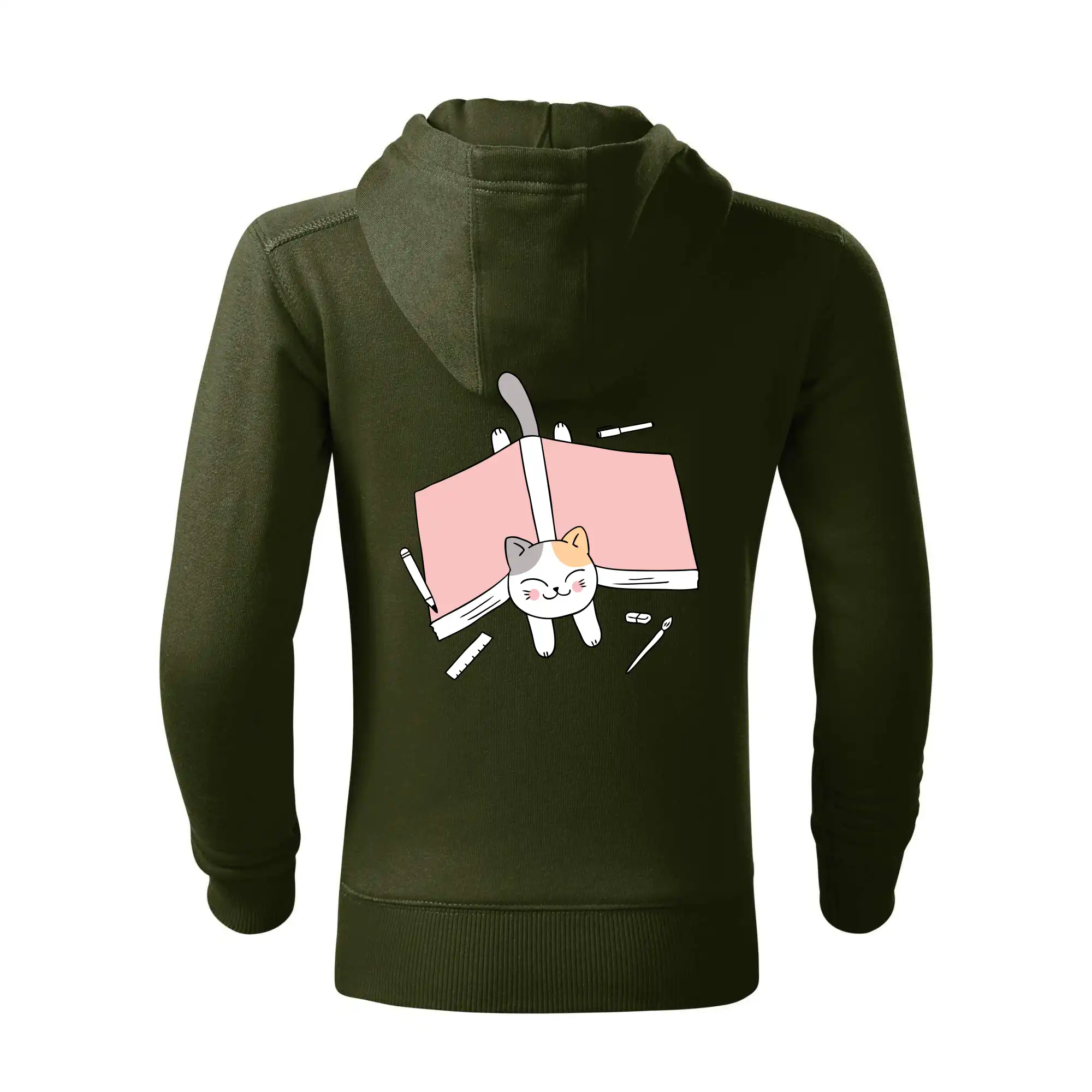 Učení na státnice kočka