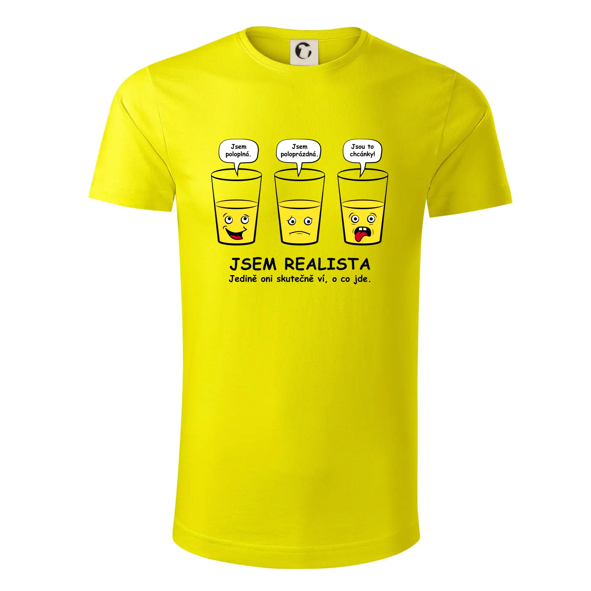 Jsem realista - skleničky (Hana-creative)