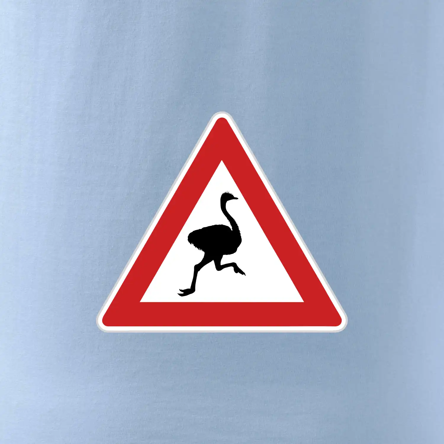 Dopravní značka - Pozor pštros