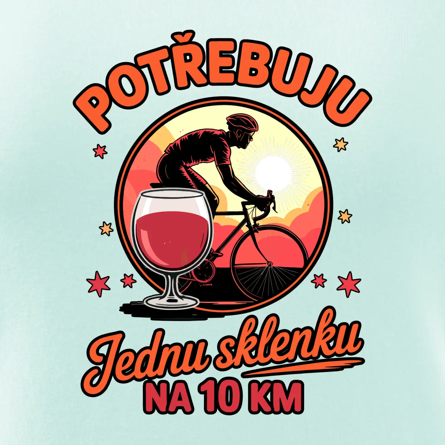Potřebuju jednu sklenku na 10km