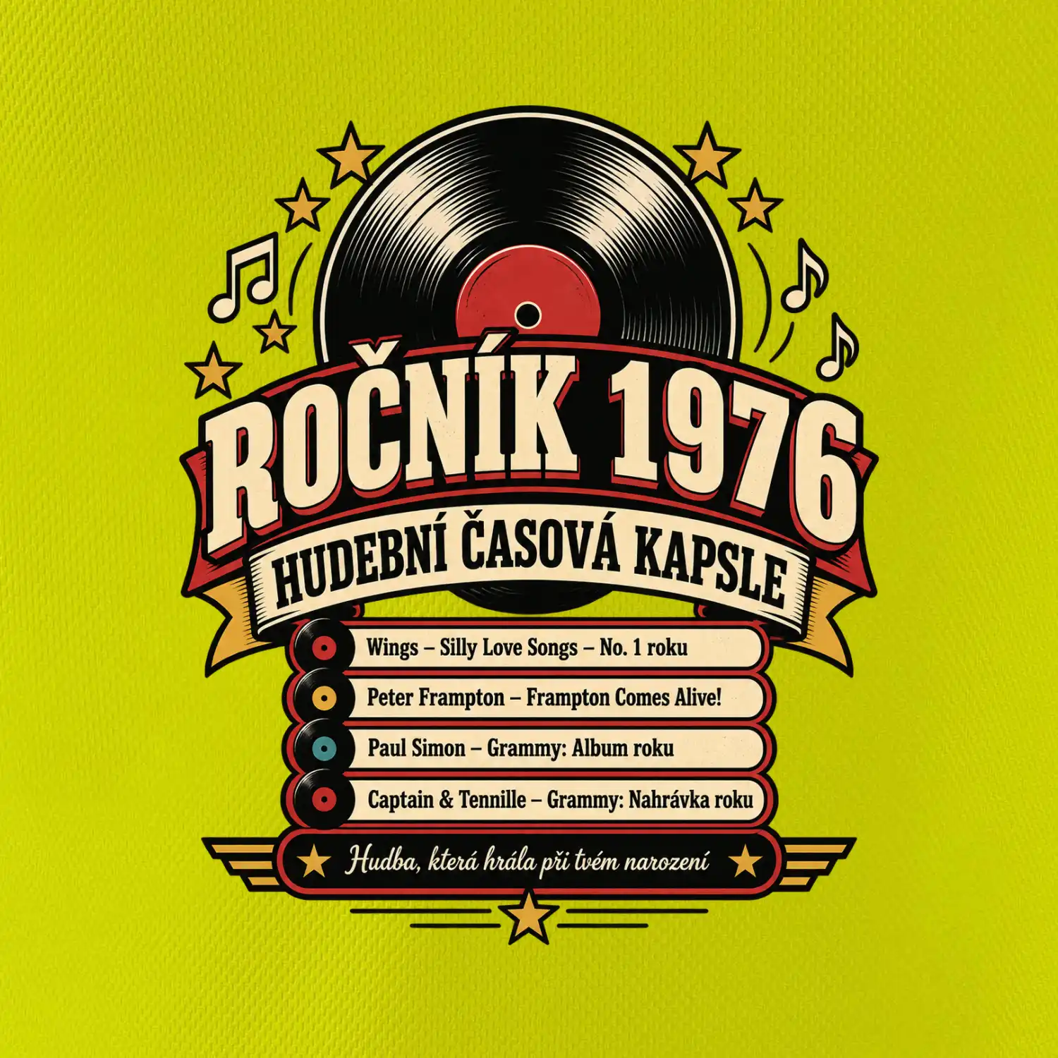 Ročník 1976 hudební časová kapsle