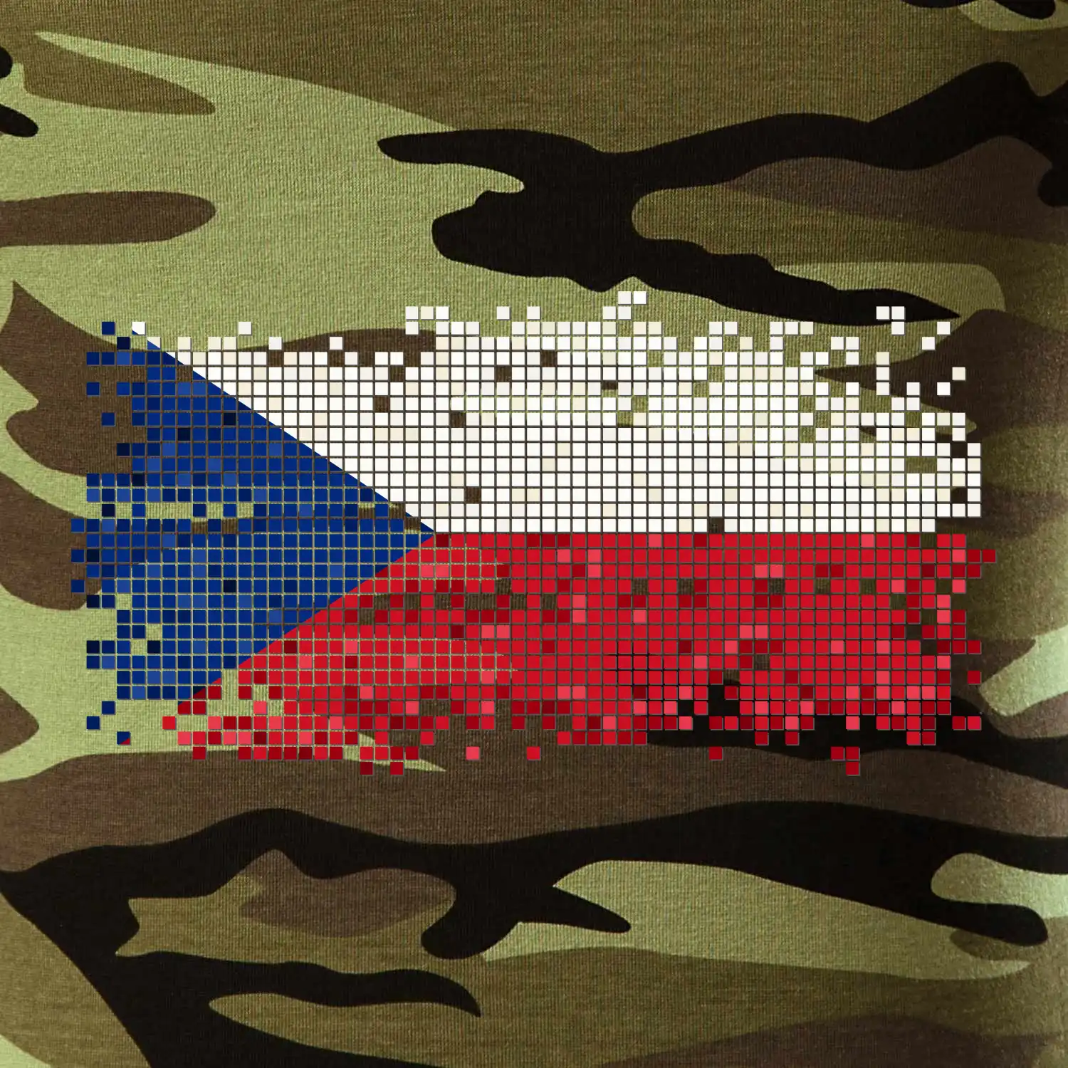 Česká vlajka - tetris