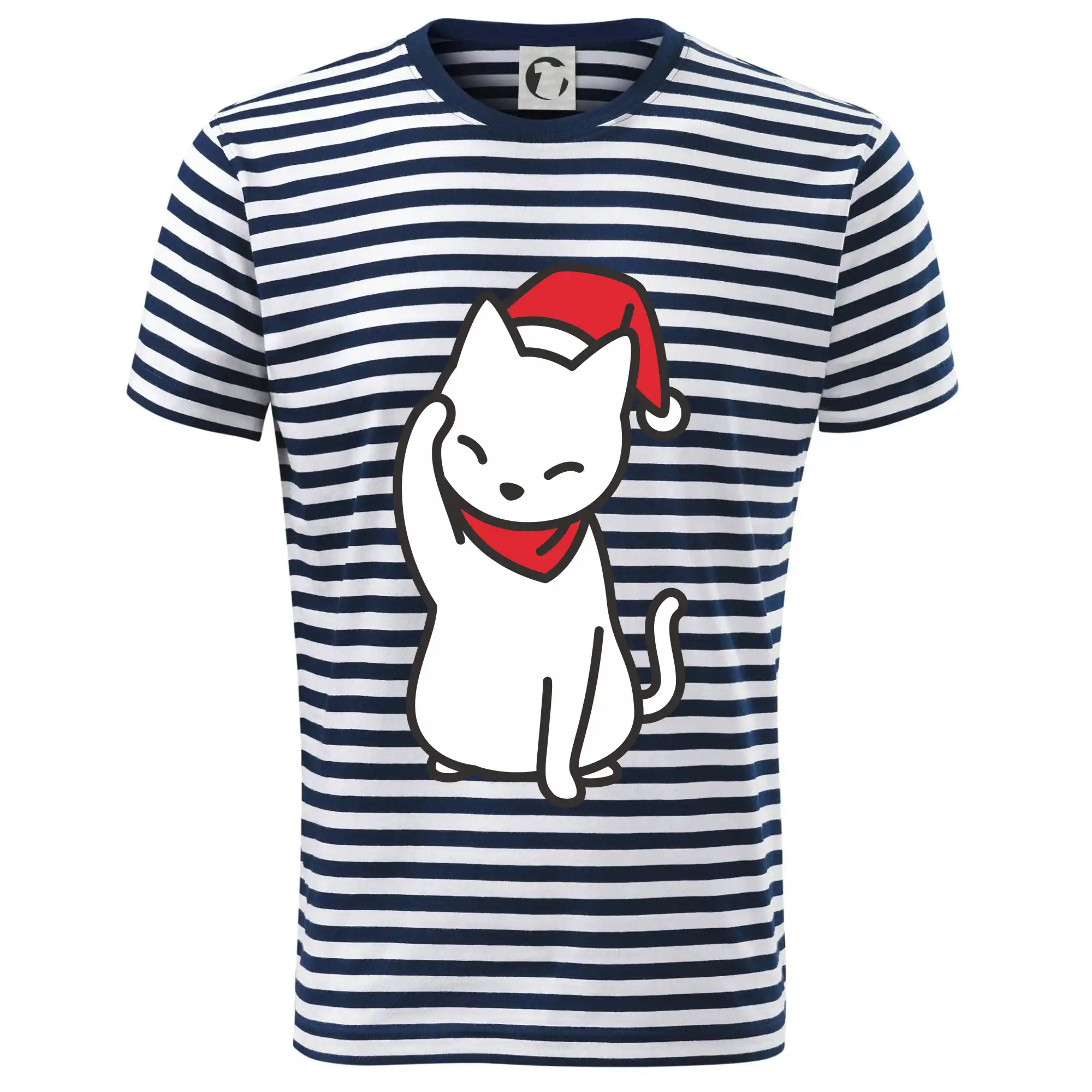 Vánoční kočka mávající