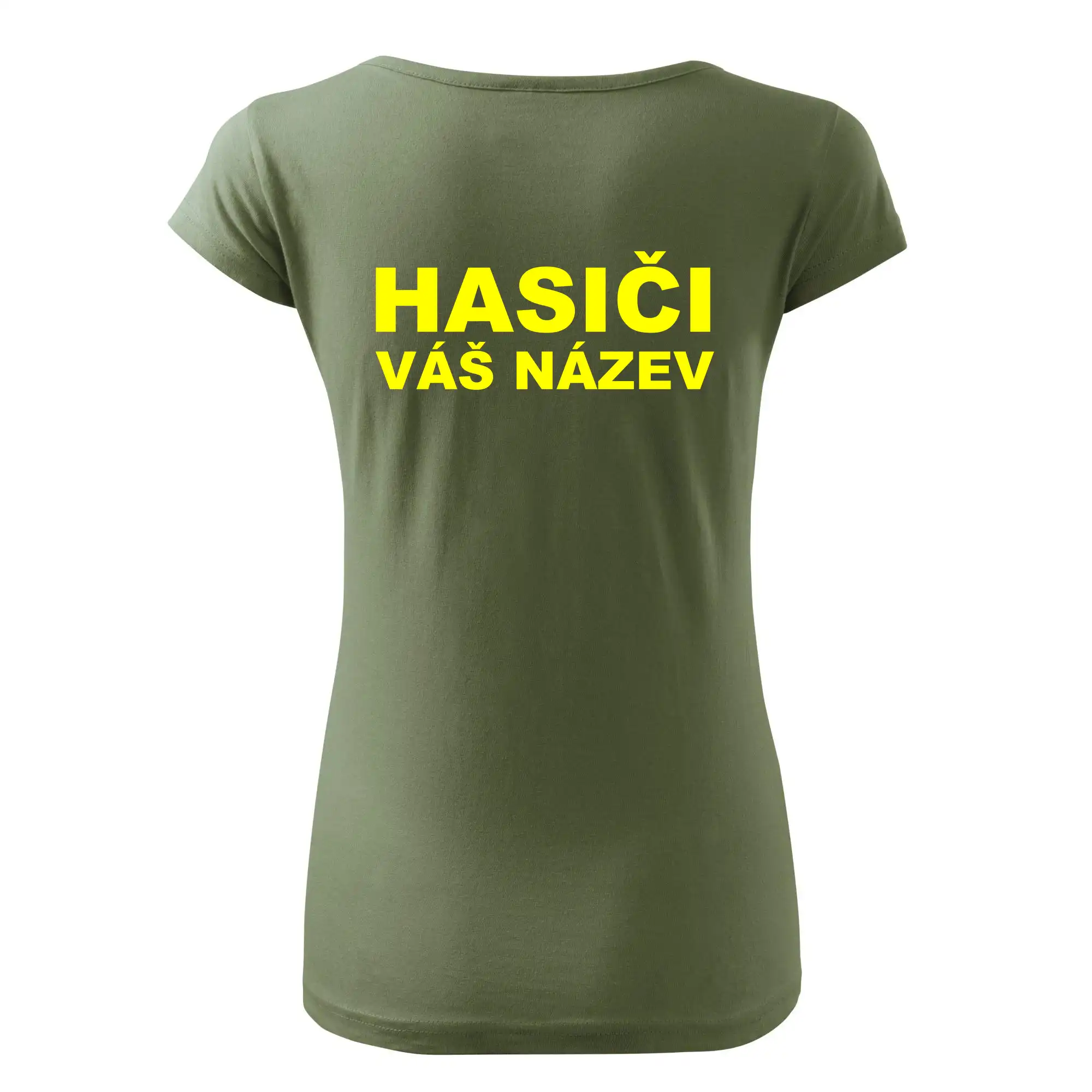 Hasiči - žlutý nápis - váš název sboru