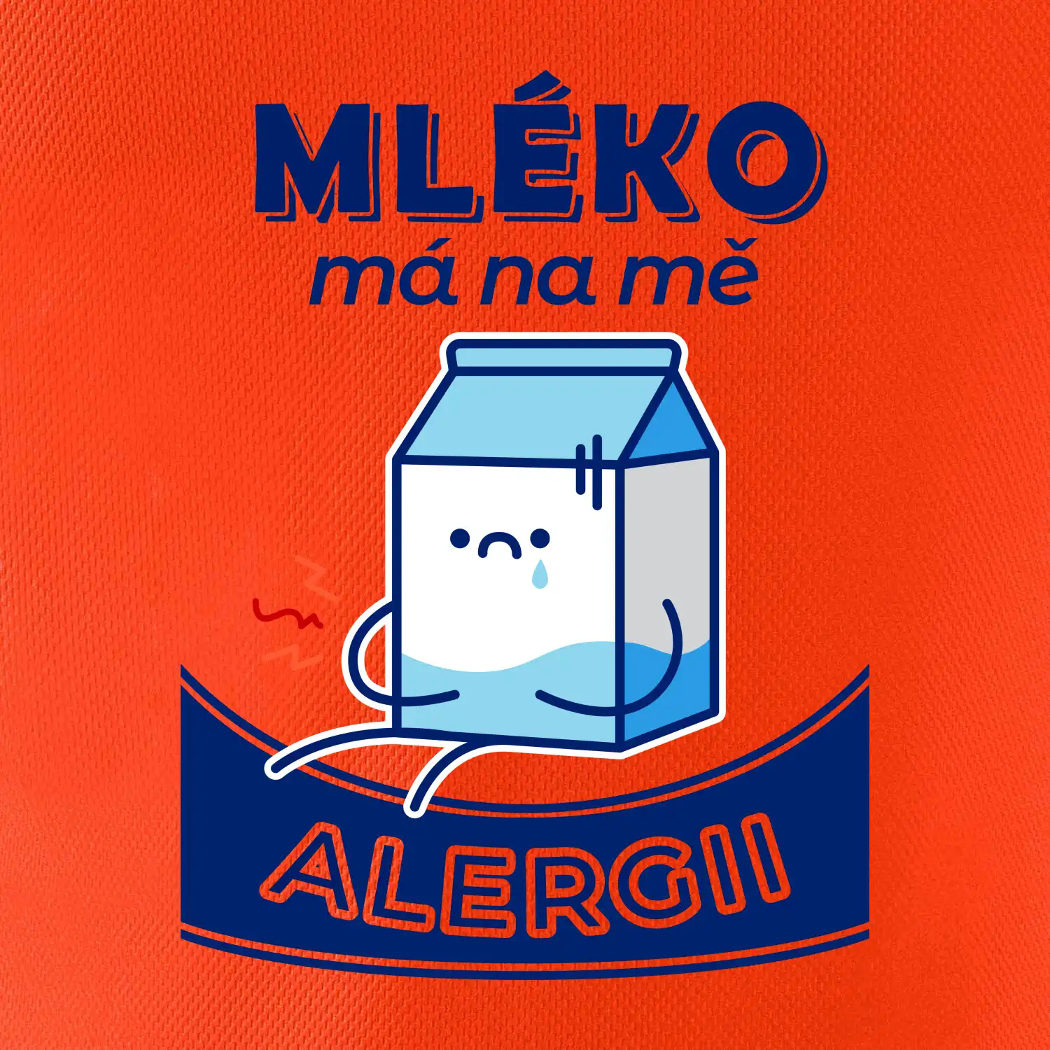 Mléko má na mě alergii