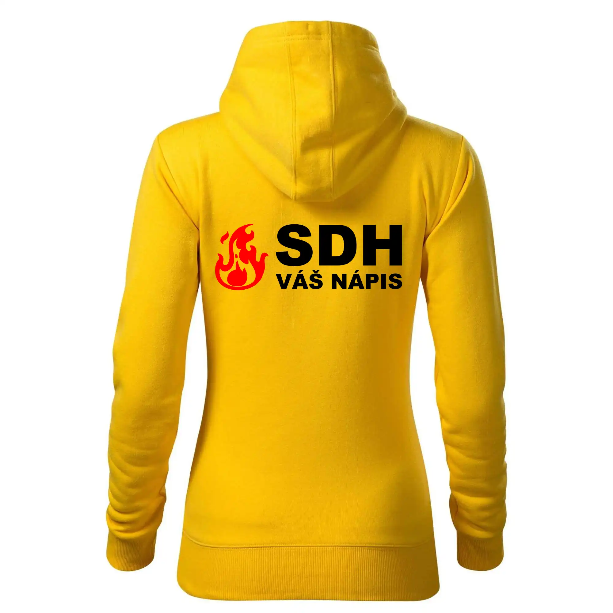 SDH nápis (oheň, firesport, název sboru - vlastní nápis)