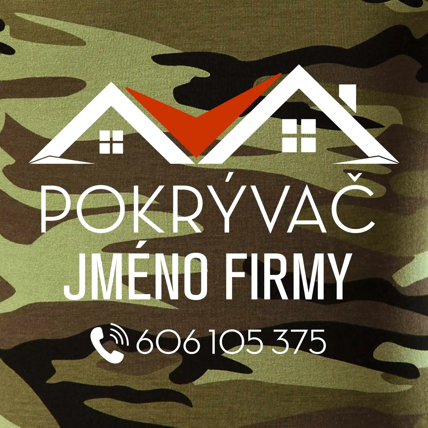 Tričko pro pokrývače - Dvě střechy