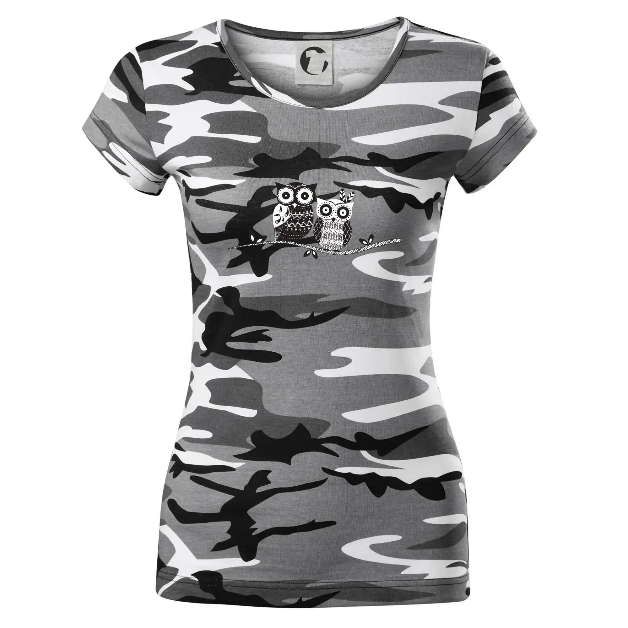 Dvě sovy abstraktní