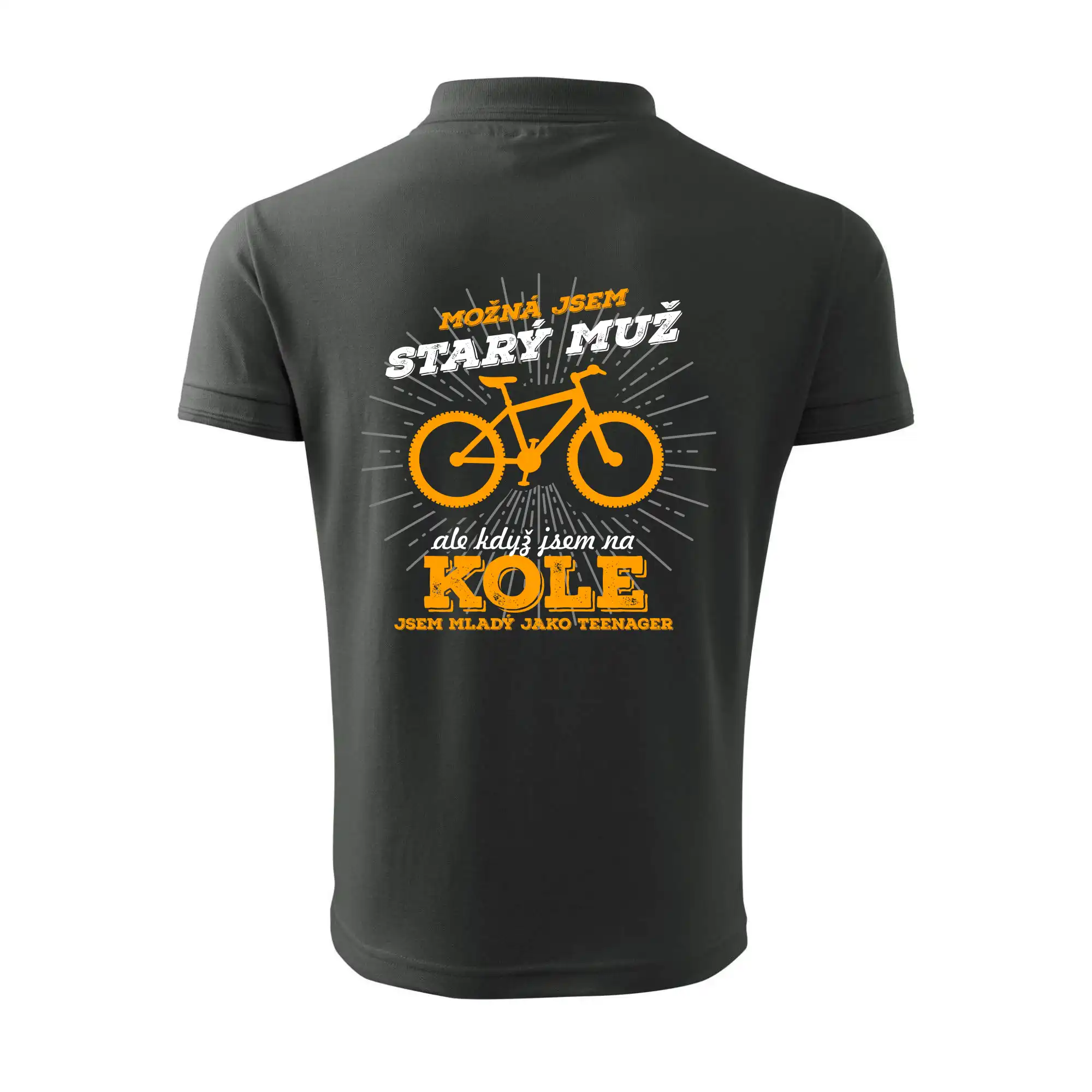 Starý muž - horské kolo