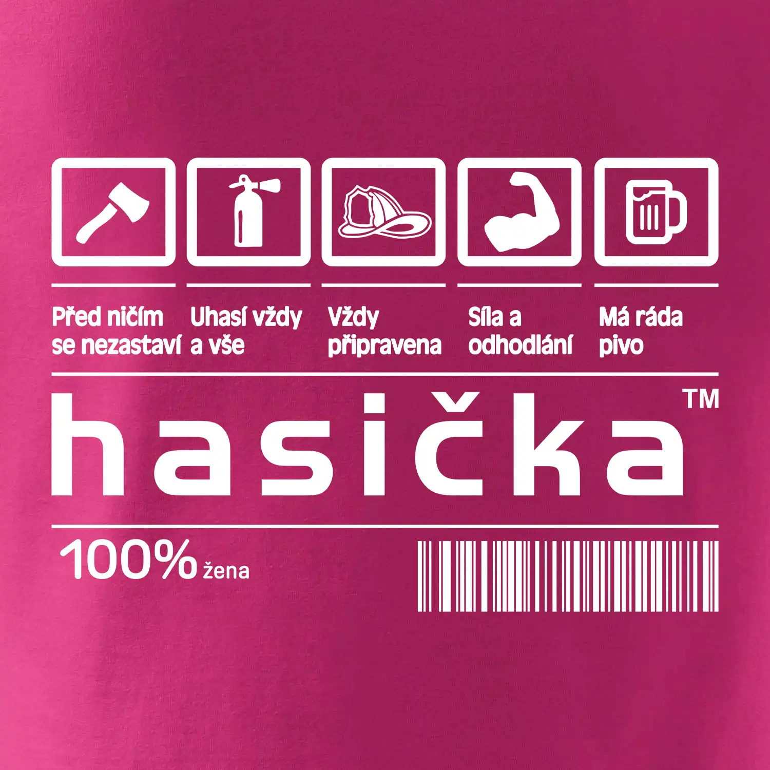 Čárový kód - Hasička