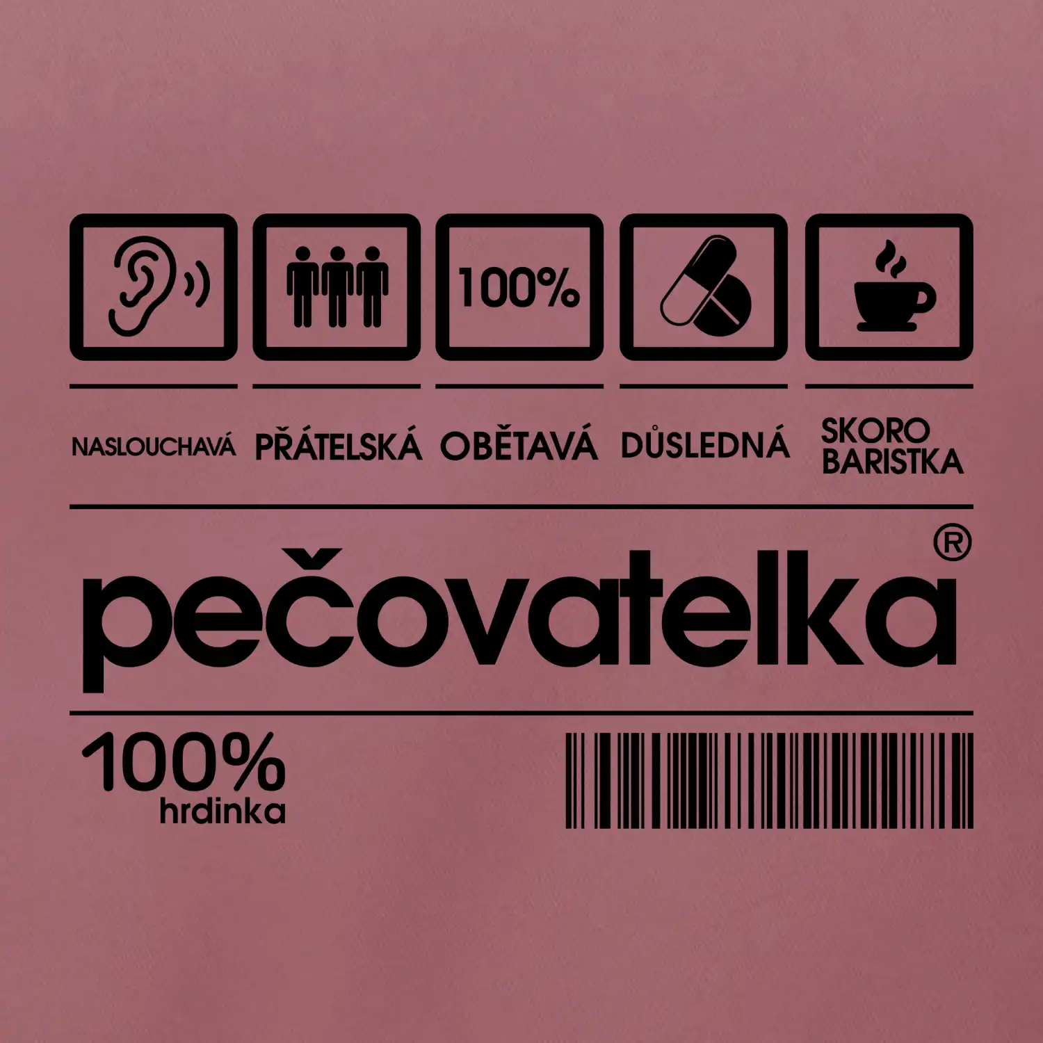 Čárový kód - pečovatelka