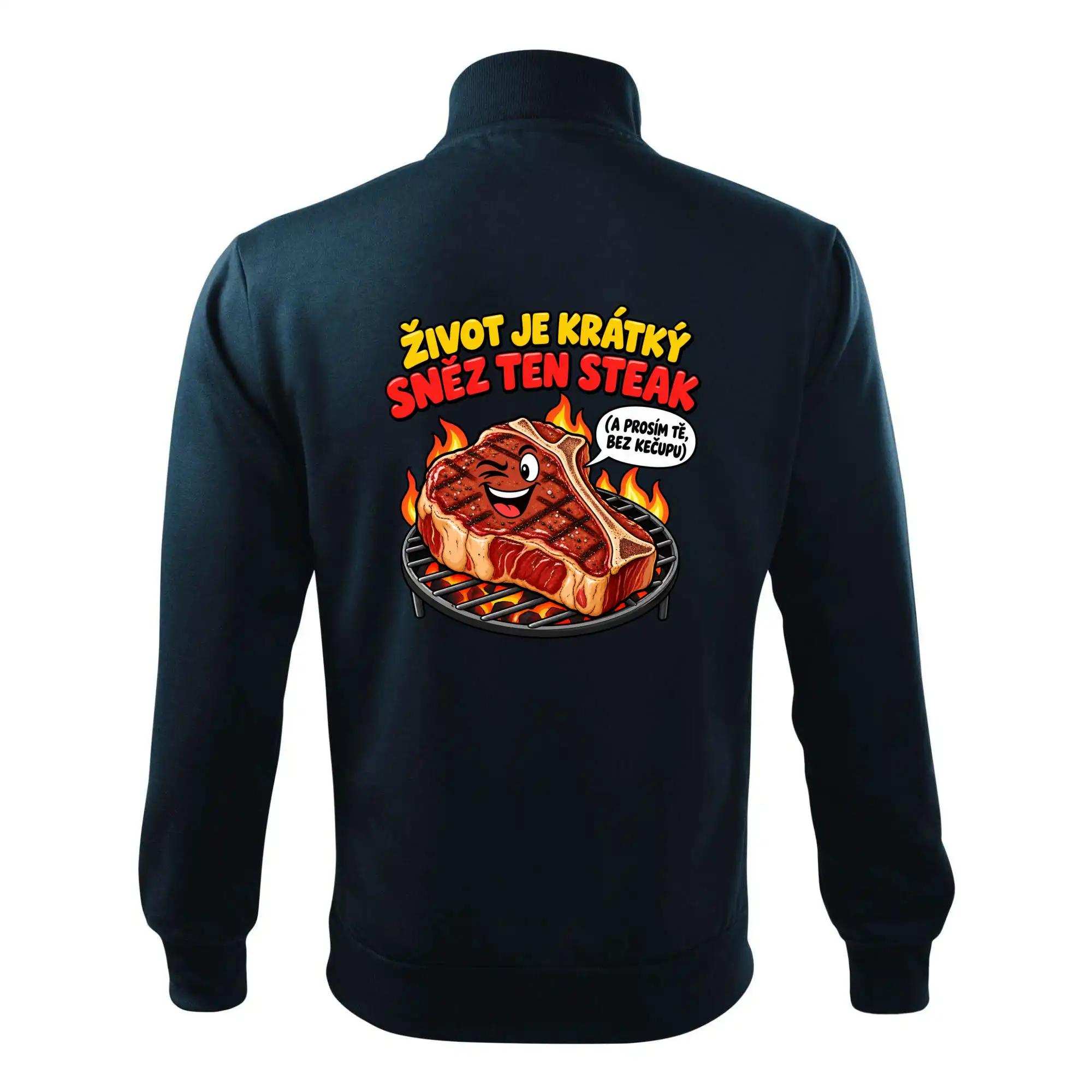 Život je krátký sněz ten steak bez kečupu