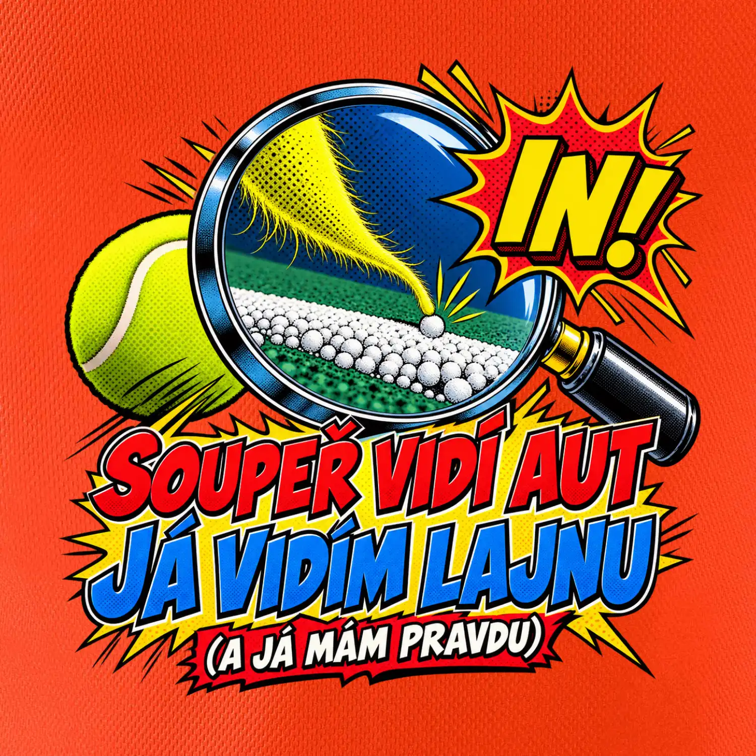 Soupeř vidí aut já vidím lajnu