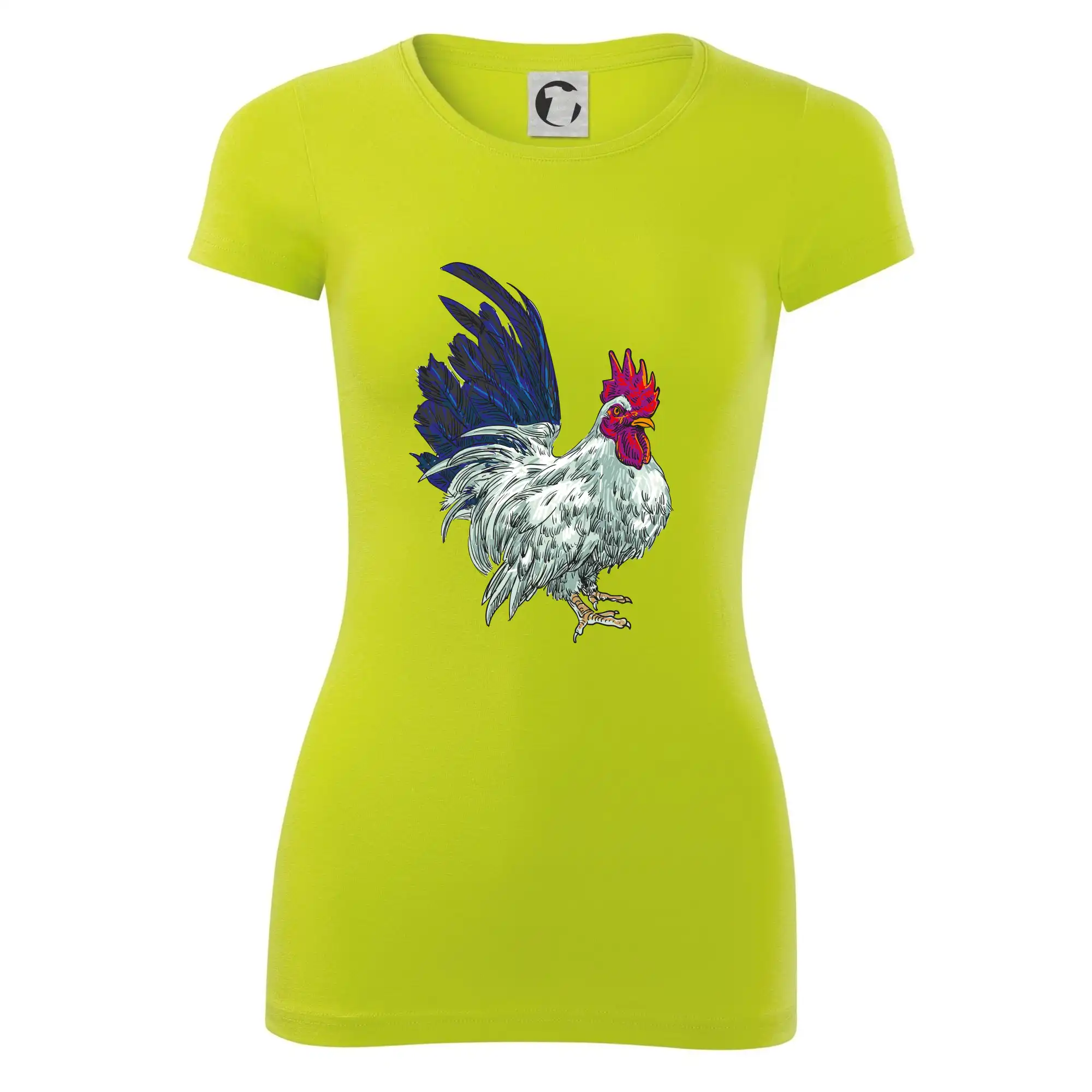 Kohout kreslený bílý