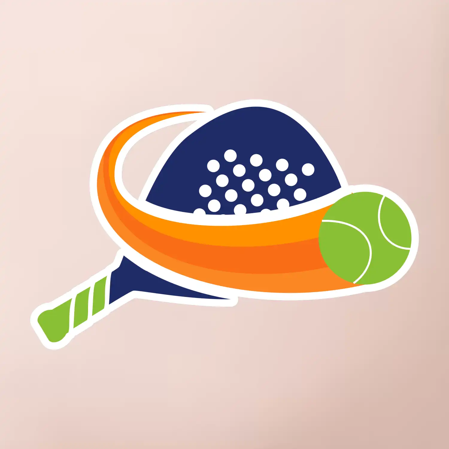 Padel logo barevné