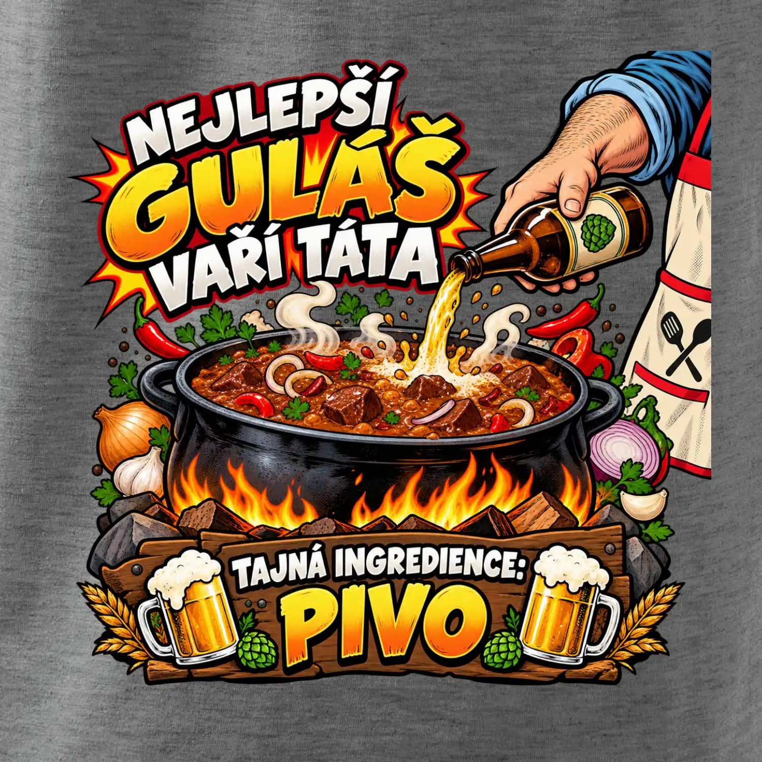 Nejlepší guláš vaří táta Tajná ingredience pivo