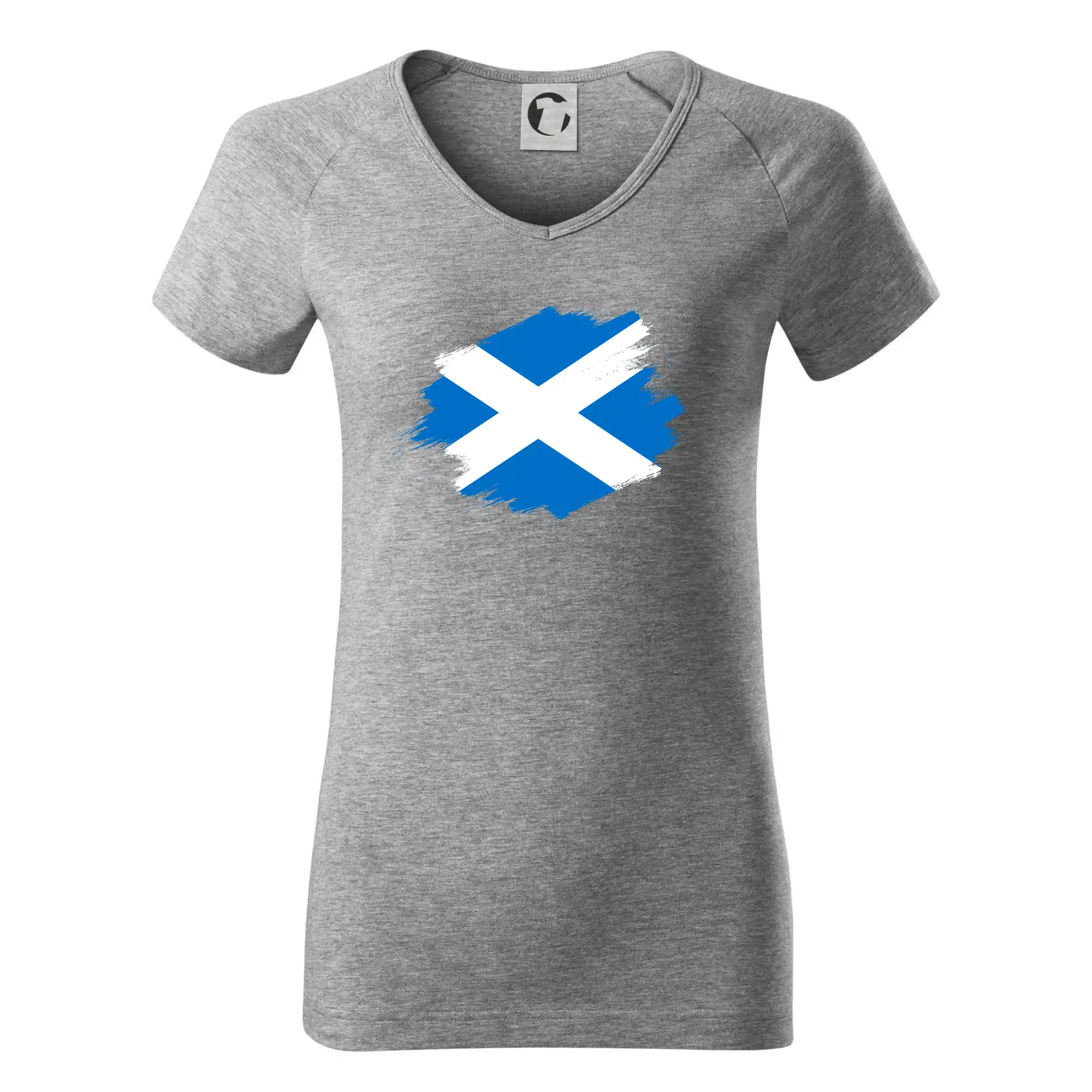 Skotská vlajka kreslená štetcem